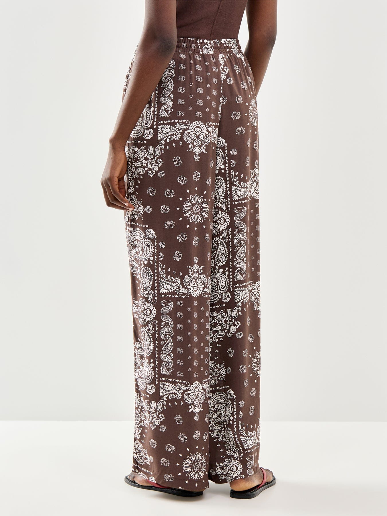 ONLY Onlkavi Wide Leg Pants Brown