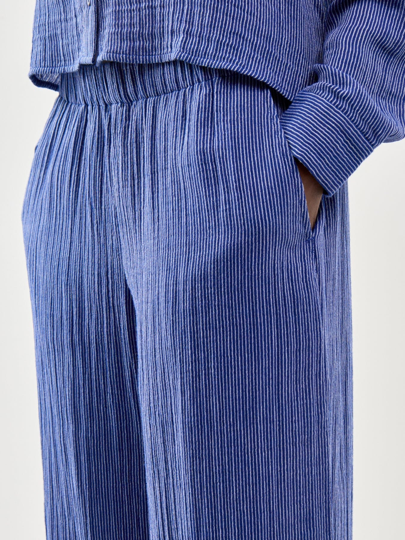 Eileen Fisher Wide Ankle Pant Blue