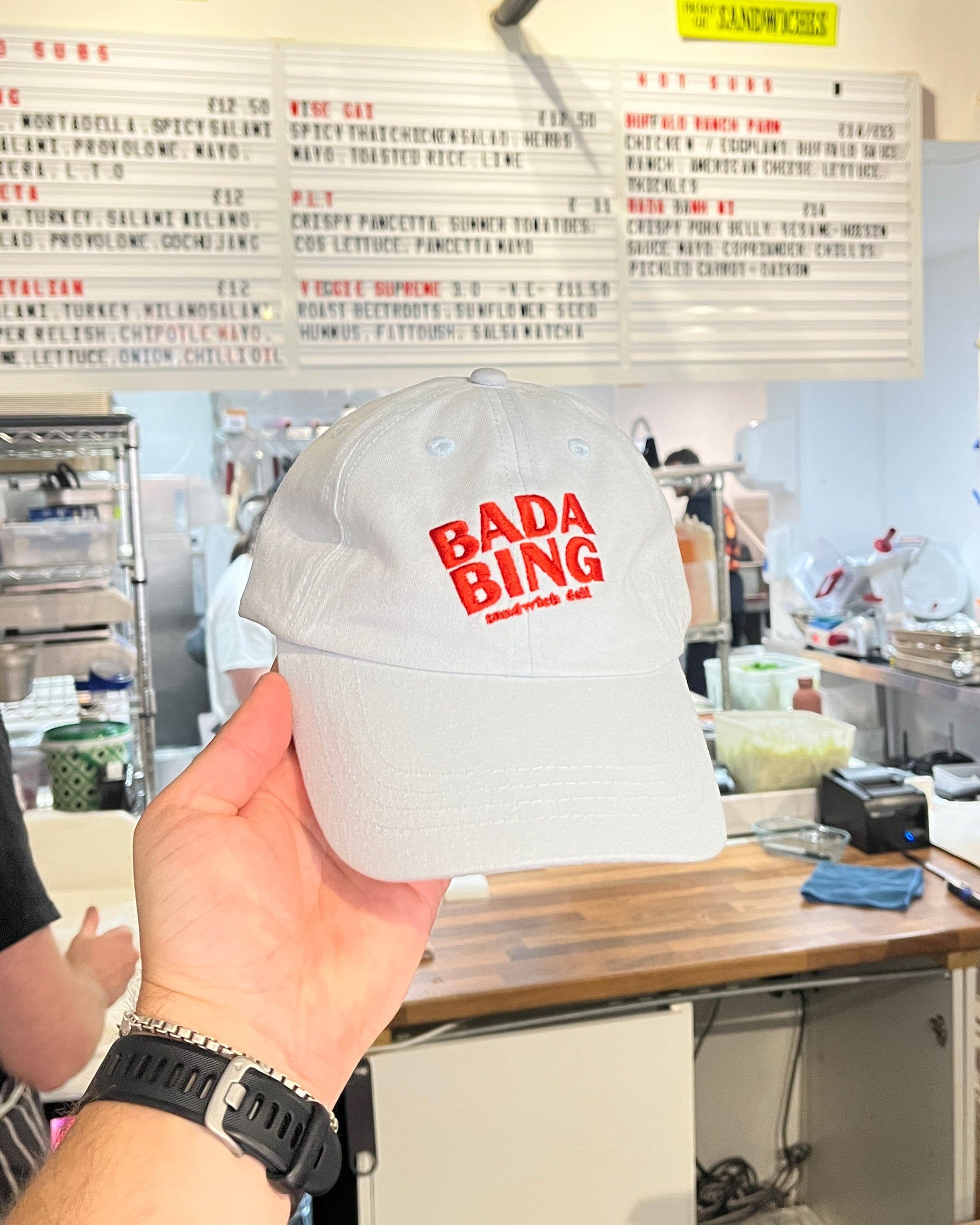 Bada Bing 6 Panel Dad Cap - Pastel Blue