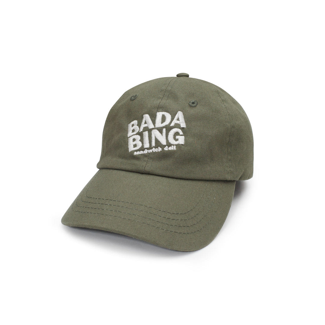 Bada Bing 6 Panel Dad Cap - Olive Green