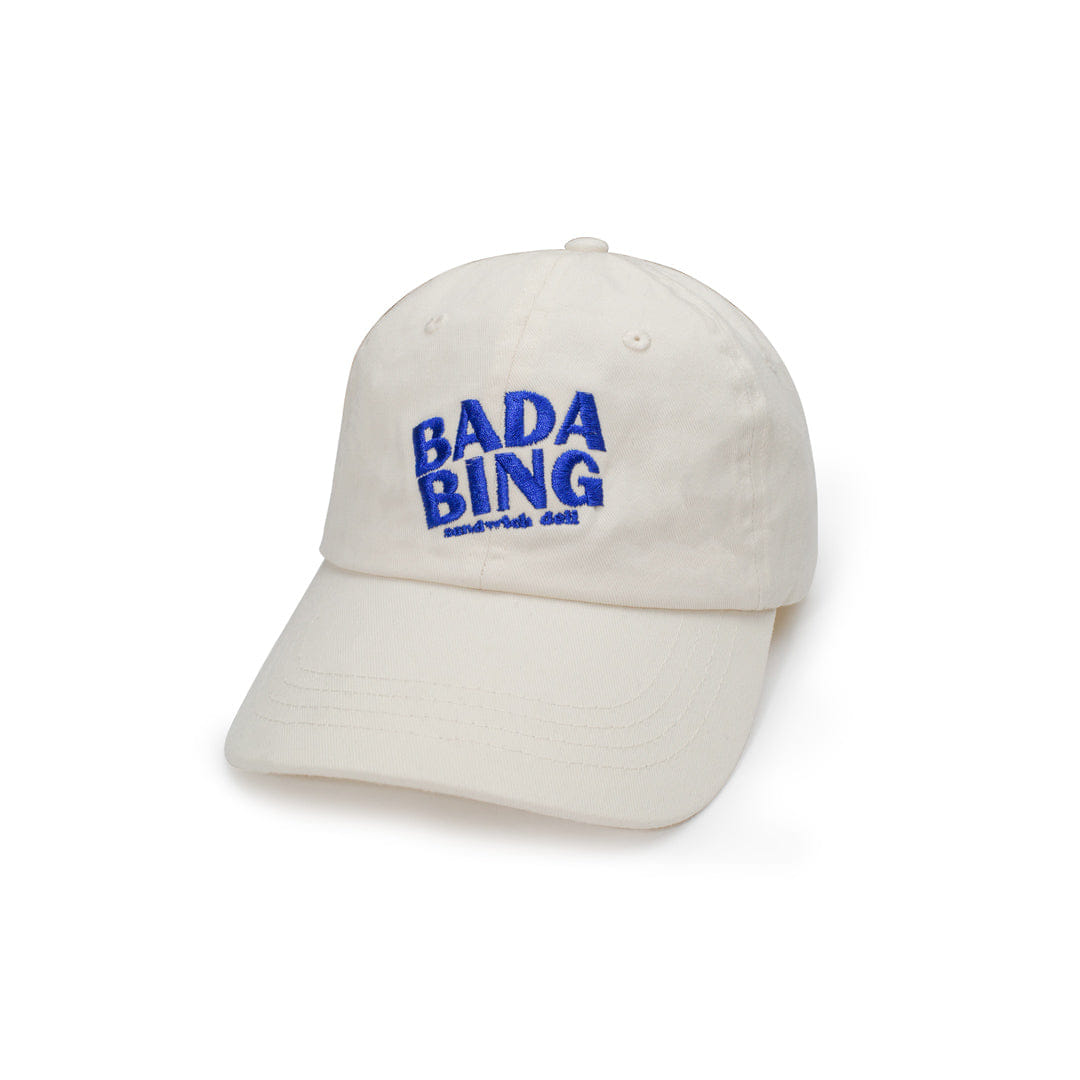 Bada Bing 6 Panel Dad Cap - Cream
