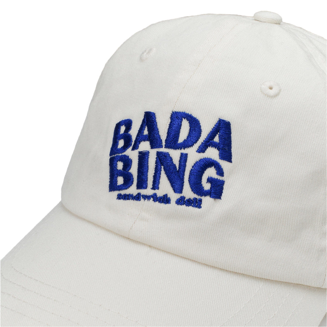 Bada Bing 6 Panel Dad Cap - Cream