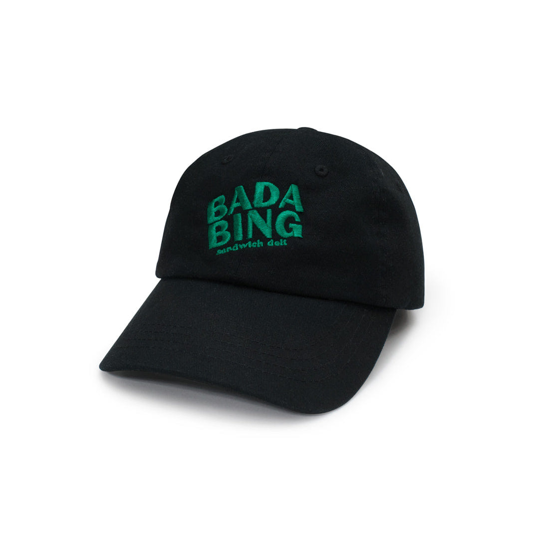 Bada Bing 6 Panel Dad Cap - Black