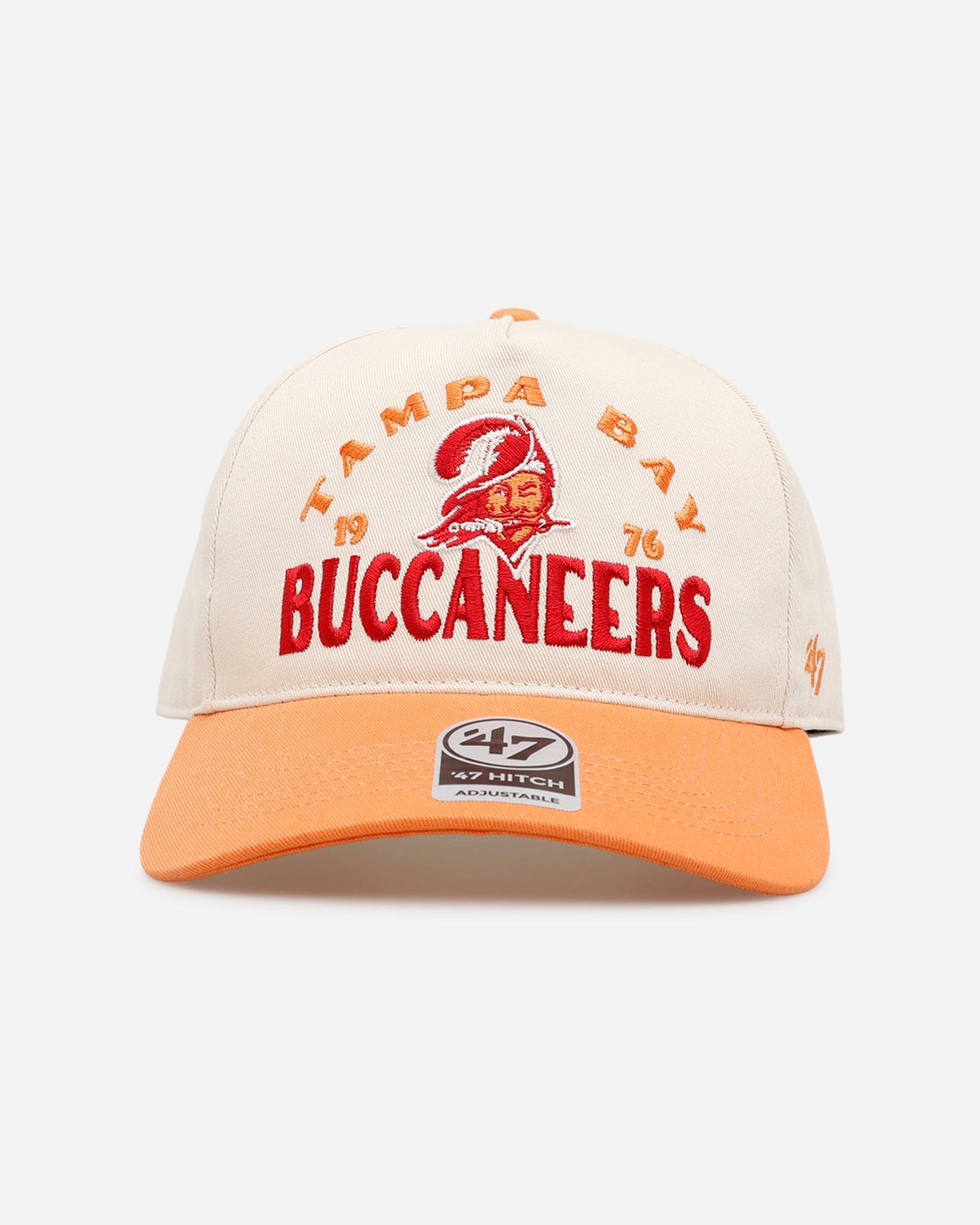 47 Brand Tampa Bay Buccaneers Arcitext 47 Hitch Snapback Natural