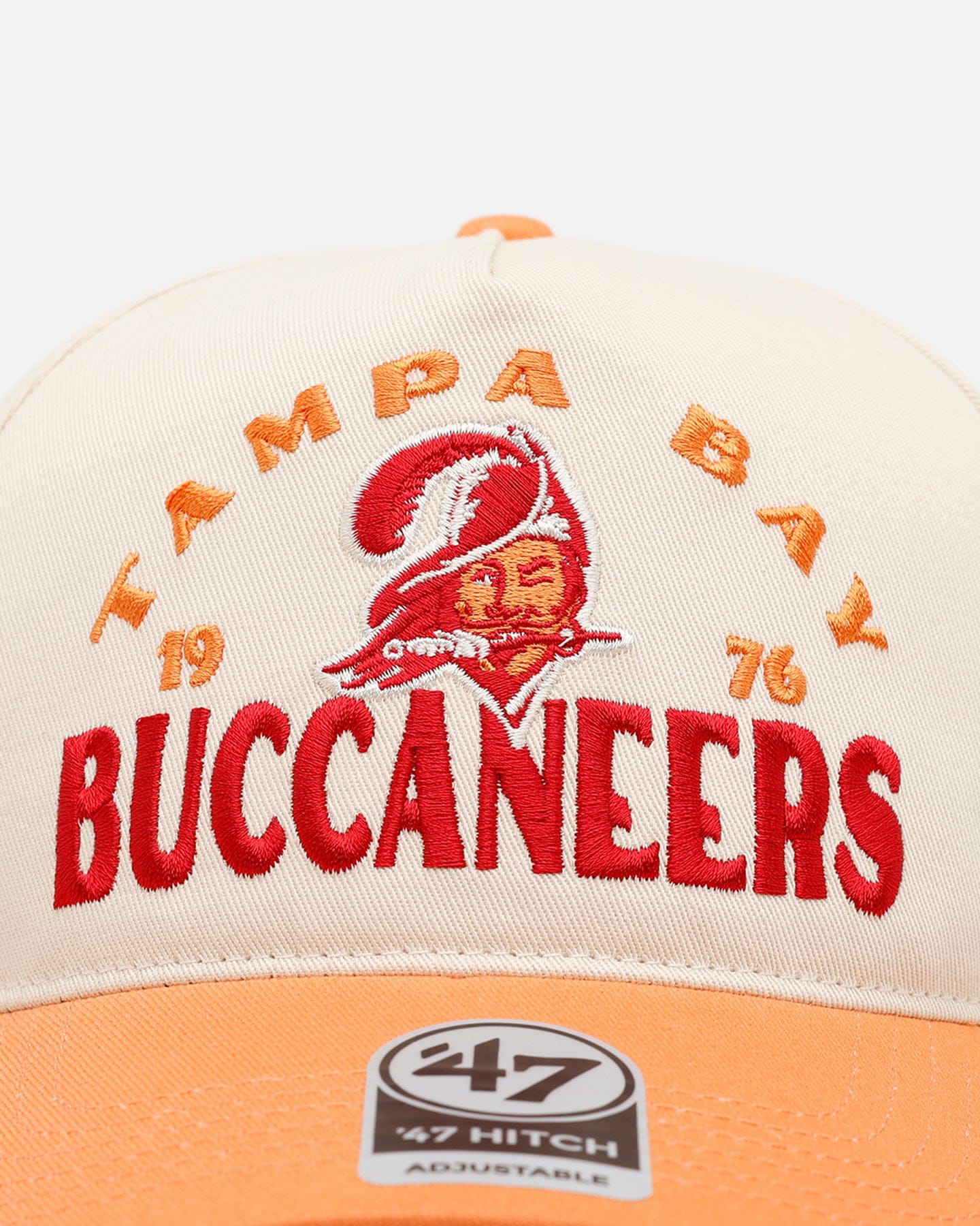47 Brand Tampa Bay Buccaneers Arcitext 47 Hitch Snapback Natural