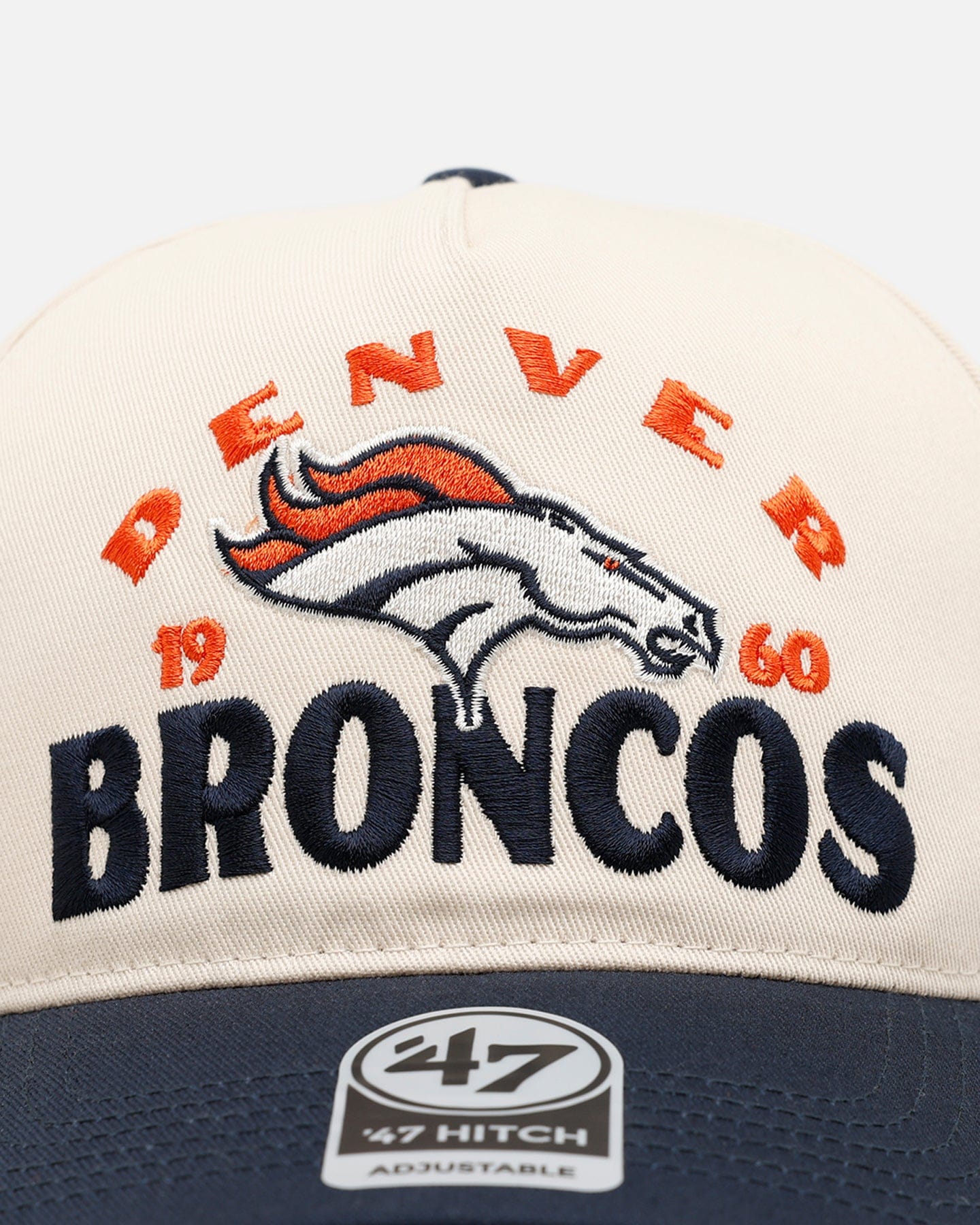 47 Brand Denver Broncos Arcitext 47 Hitch Snapback Natural