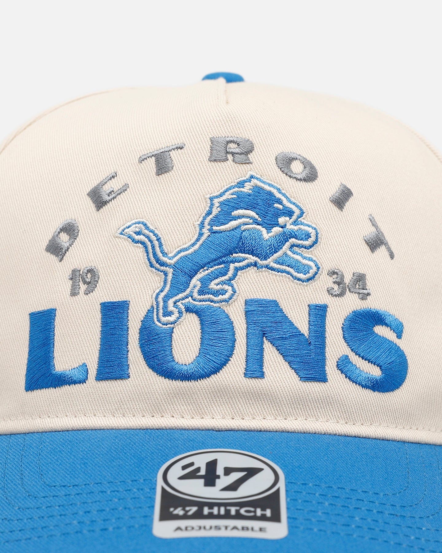 47 Brand Detroit Lions Arcitext 47 Hitch Snapback Natural