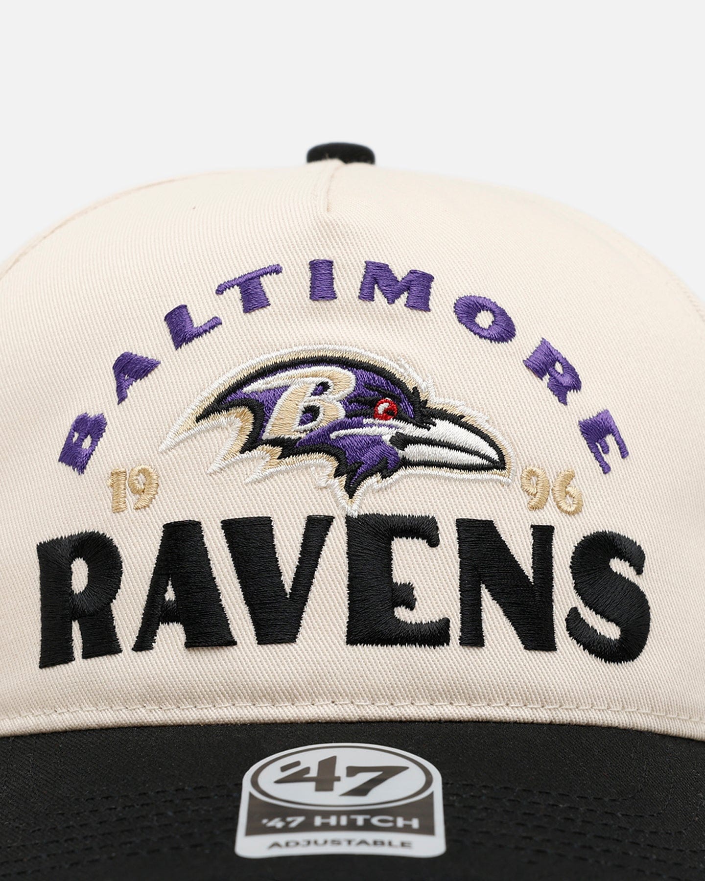 47 Brand Baltimore Ravens Arcitext 47 Hitch Snapback Natural