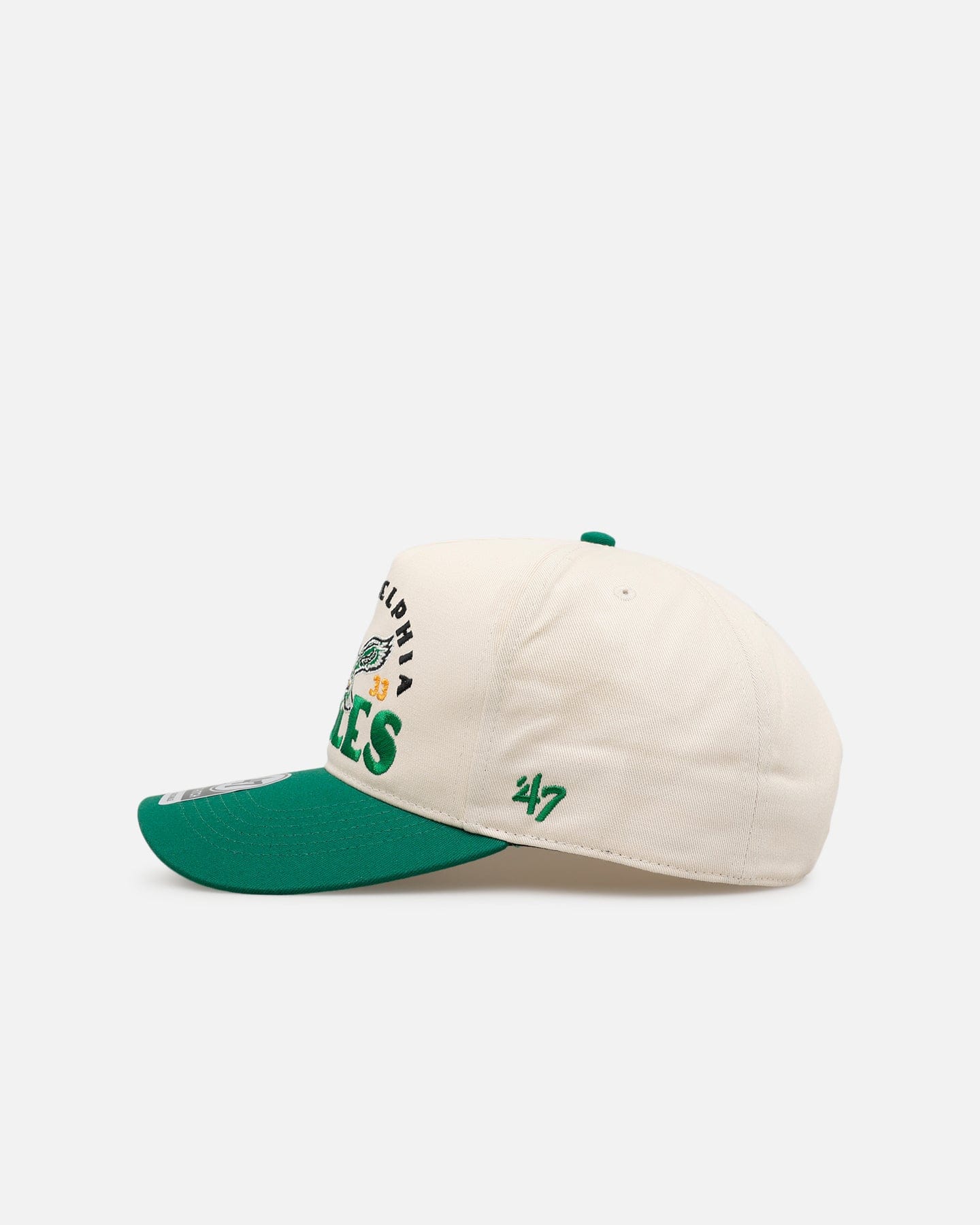 47 Brand Philadelphia Eagles Arcitext 47 Hitch Snapback Natural