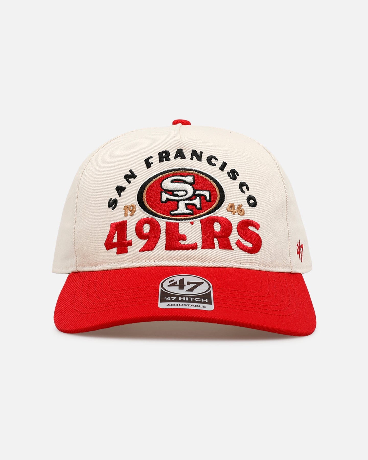 47 Brand San Francisco 49ers Arcitext 47 Hitch Snapback Natural