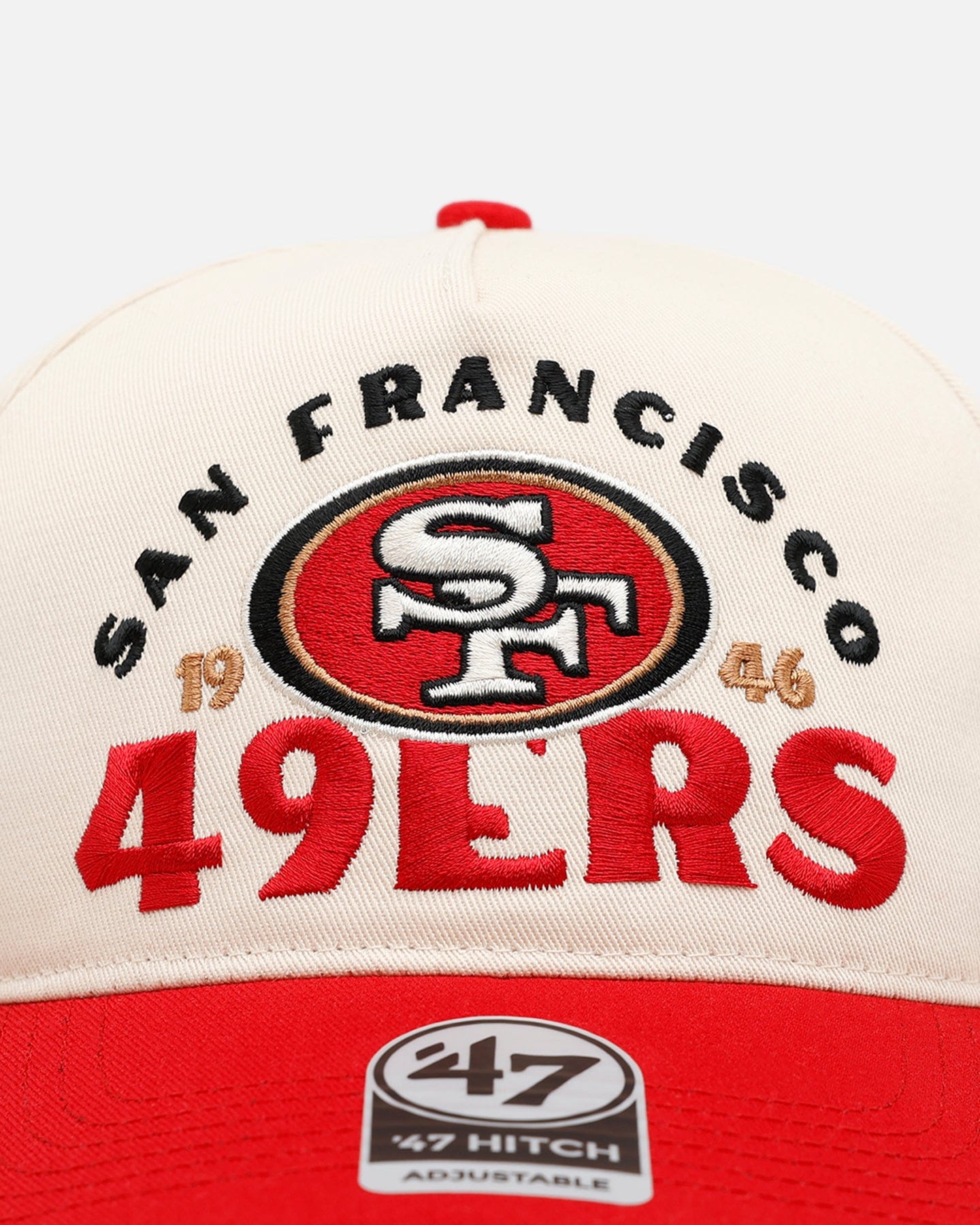 47 Brand San Francisco 49ers Arcitext 47 Hitch Snapback Natural