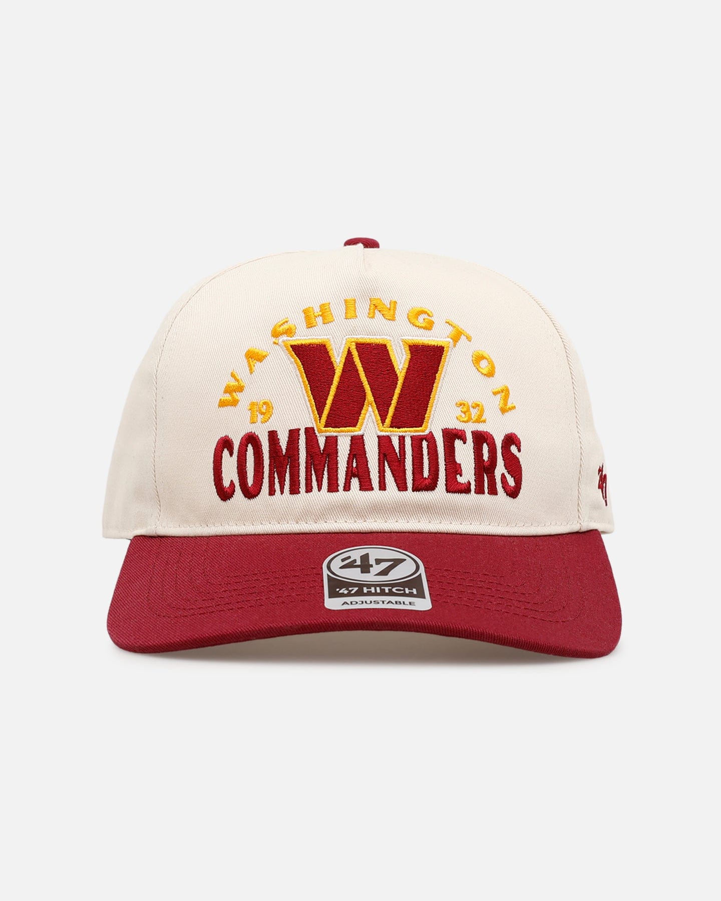 47 Brand Washington Commanders Arcitext 47 Hitch Snapback Natural