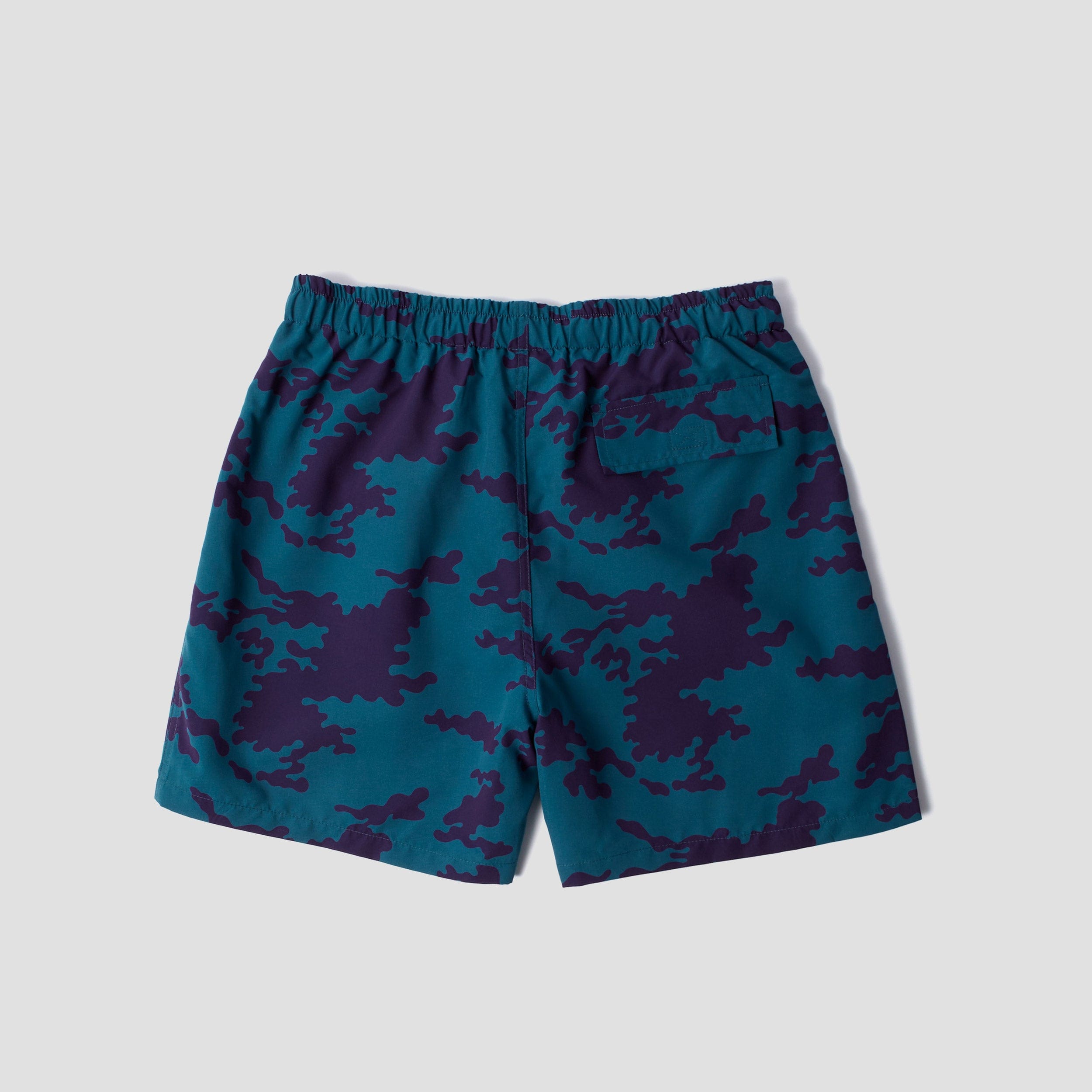 Parra By Parra Purple Camo Man Swim Shorts Blue