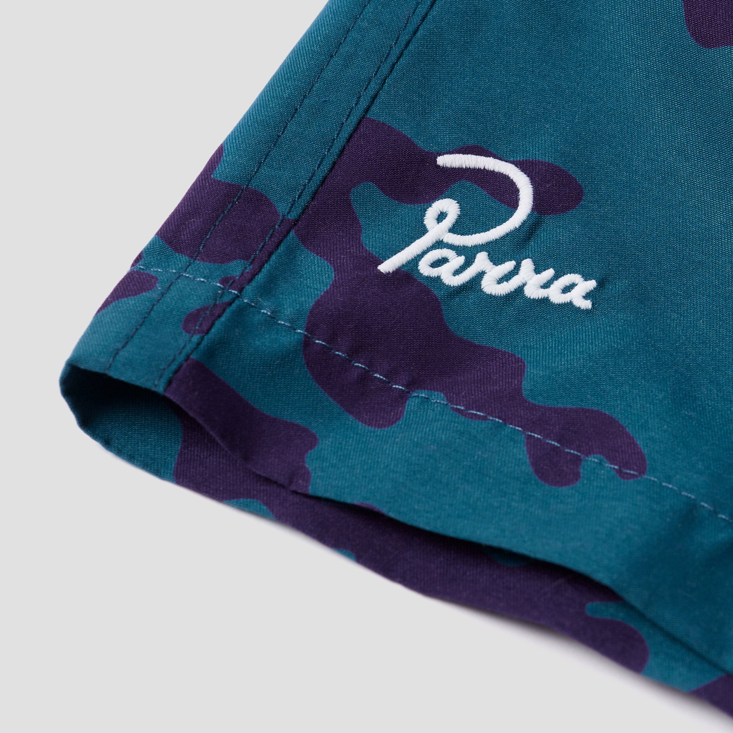 Parra By Parra Purple Camo Man Swim Shorts Blue