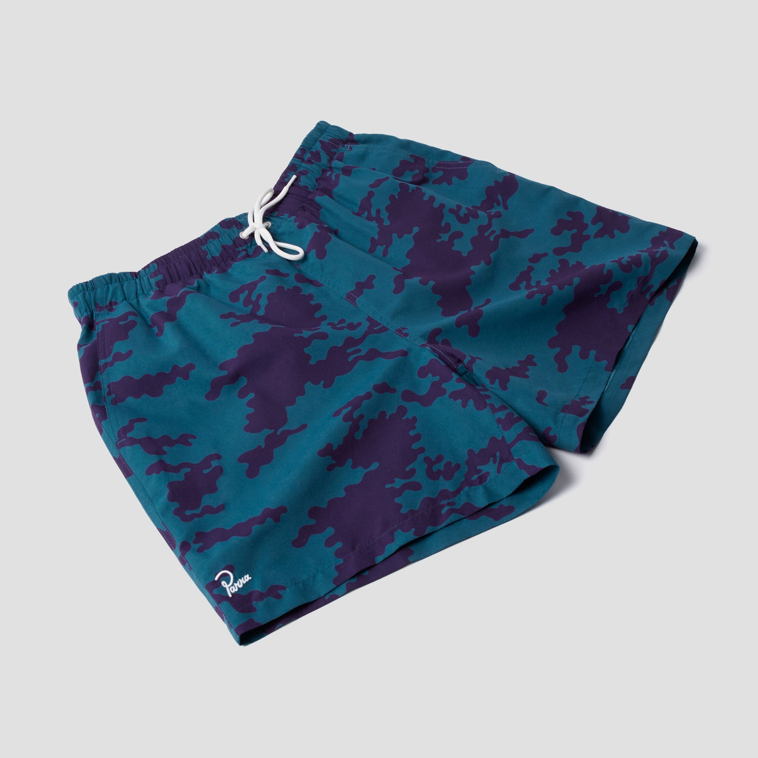 Parra By Parra Purple Camo Man Swim Shorts Blue