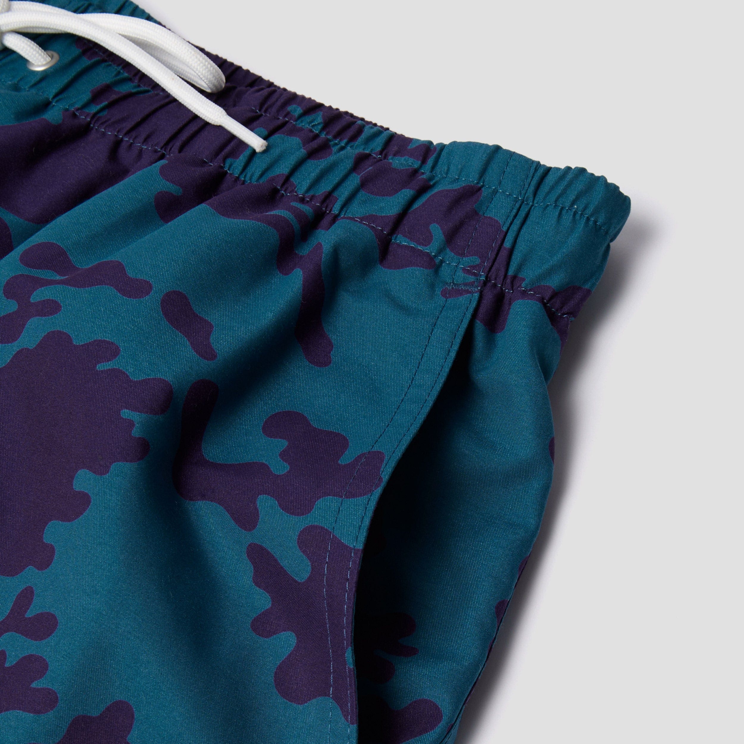 Parra By Parra Purple Camo Man Swim Shorts Blue