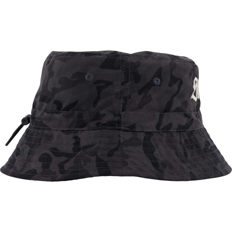 Boutique Sportif Sthlm Classic Bucket Hat Black Woodland / Cream