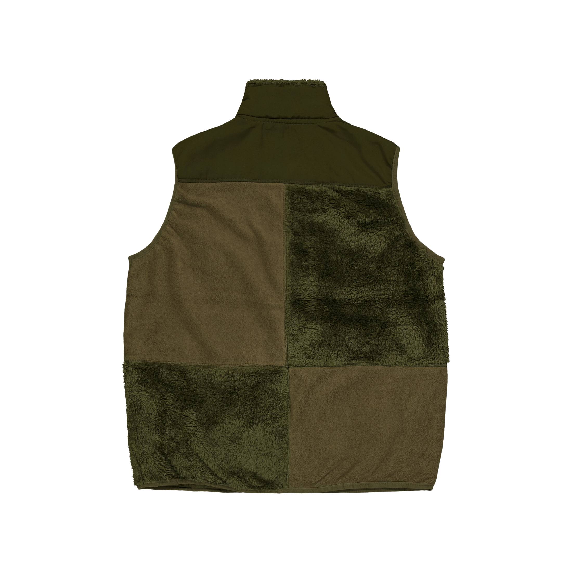 Stan Ray Patchwork Fleece Vest Olive