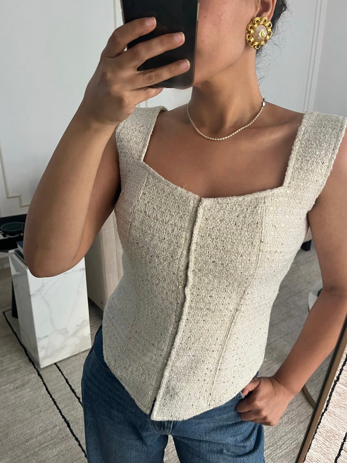 Luxury Promise Cream gold Amara corset TP002