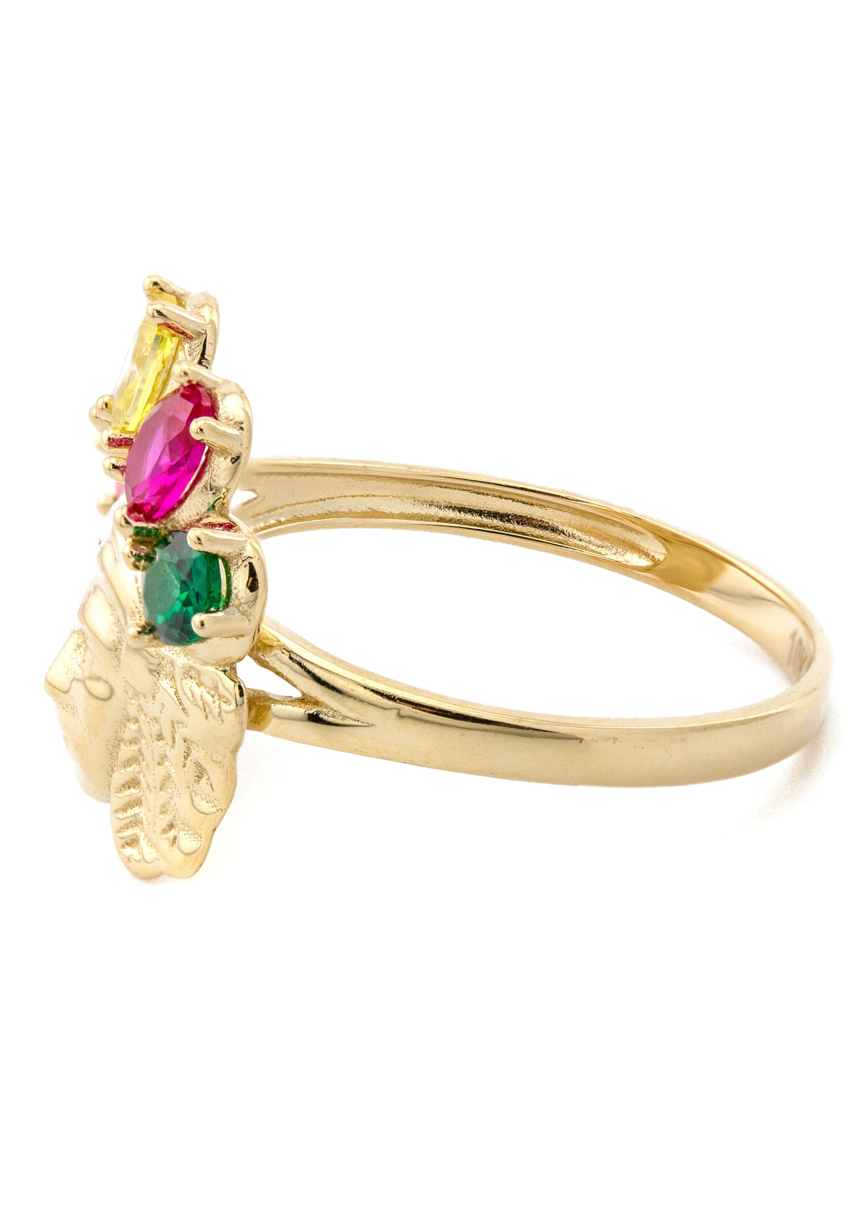 Manufacturer 1 10K Gold Indian Chief Ring For Men | 2.3 Grams