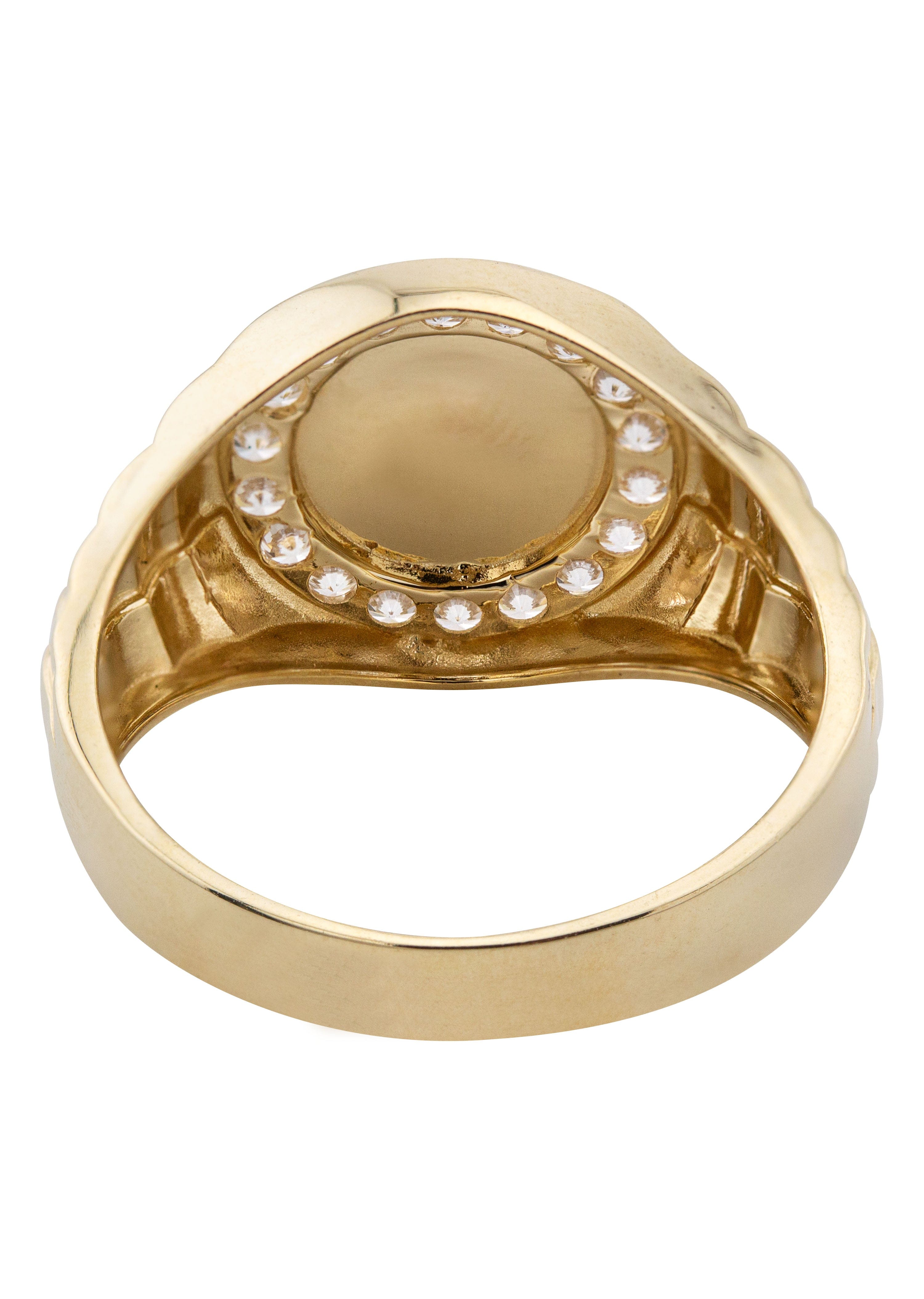 Manufacturer 1 10K Gold Cz Eagle Ring For Men | 2.6 Grams