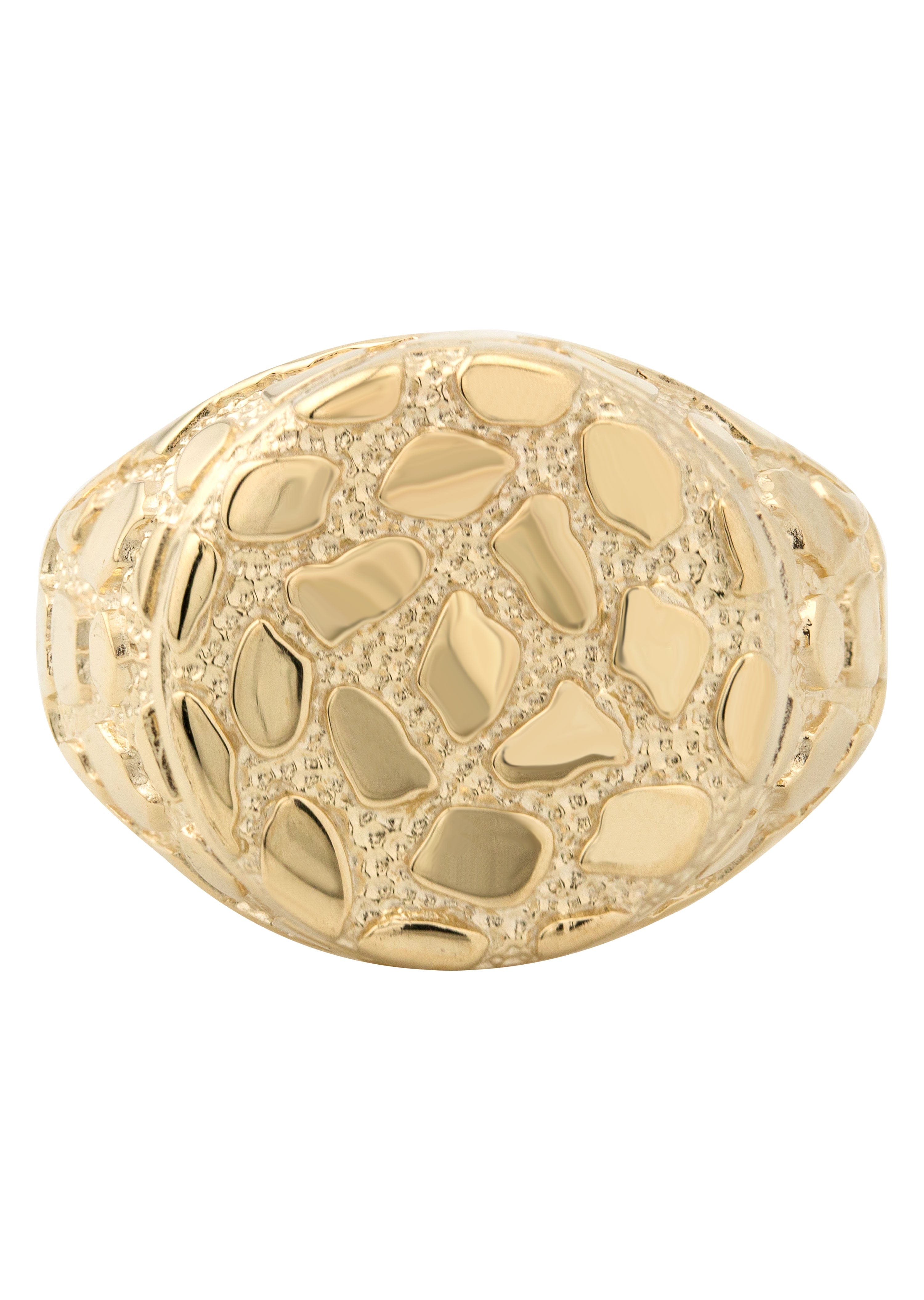 Manufacturer 1 10K Gold Nugget Ring For Men | 3 Grams