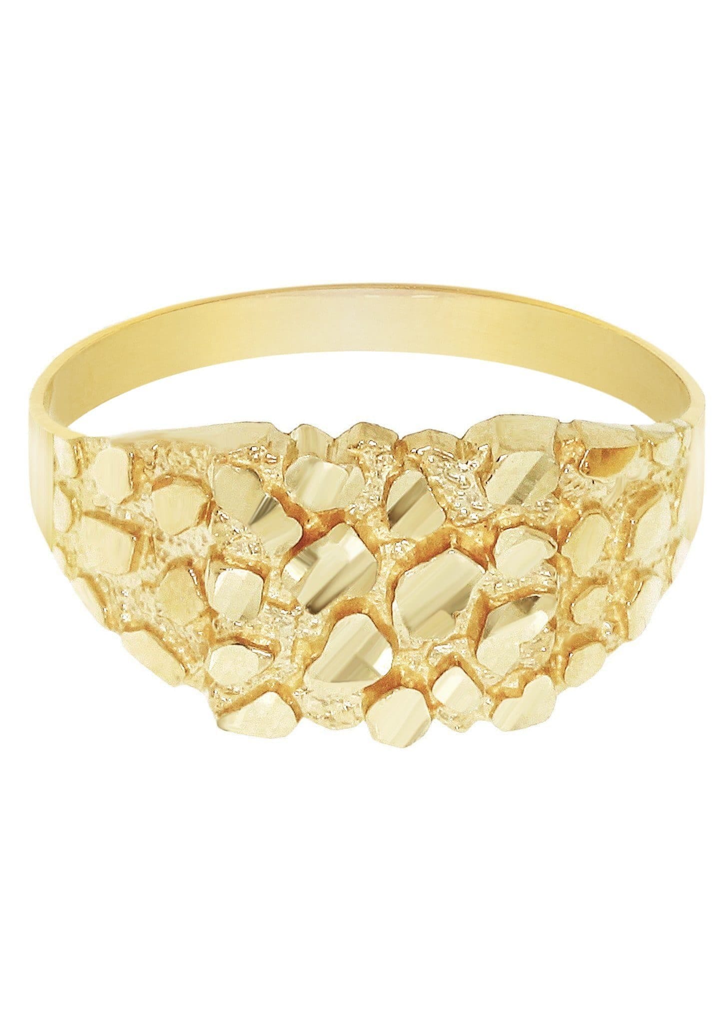 Manufacturer 3 Gold Nugget Ring - 10k Gold | 2.1 Grams