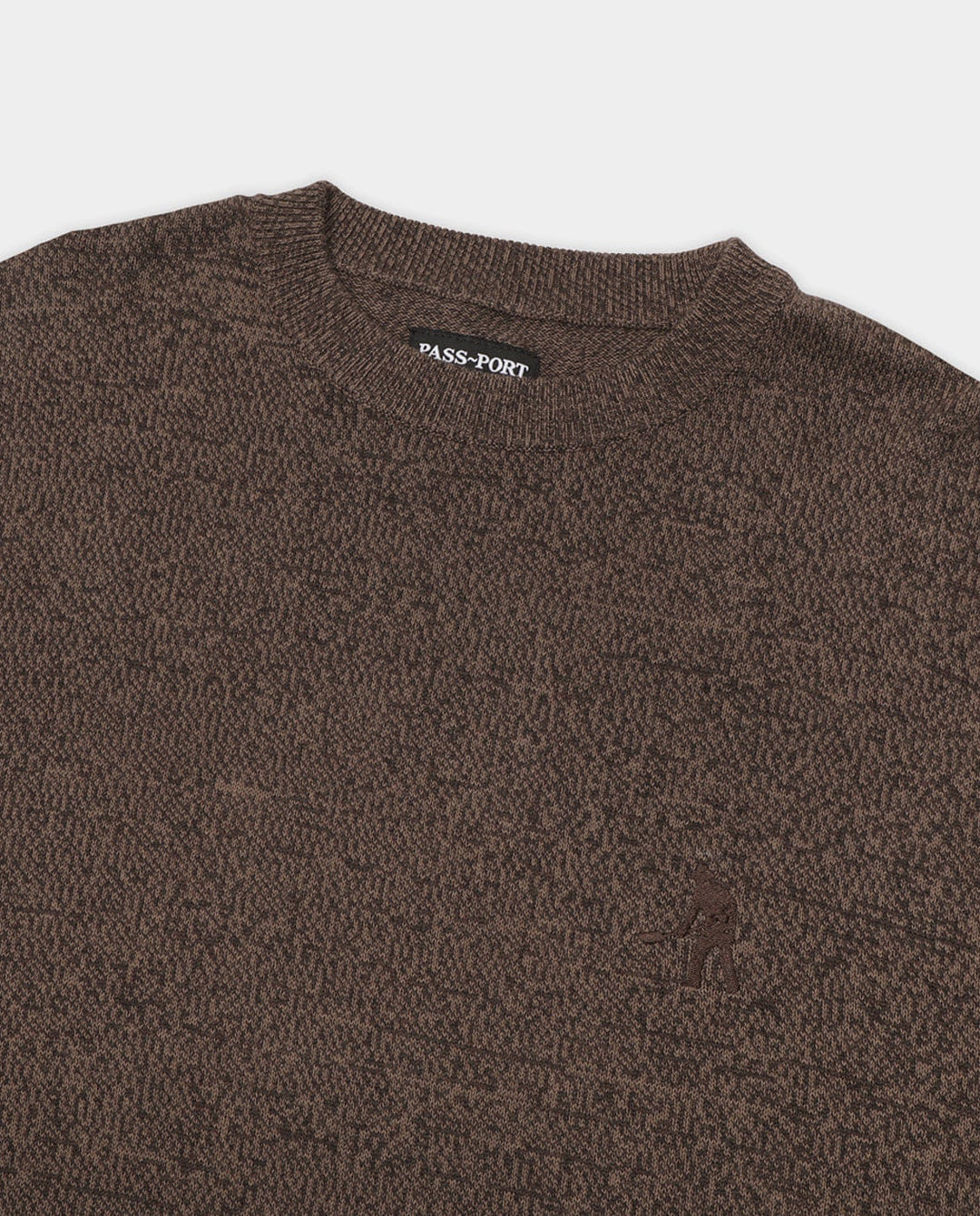 Passport - Heather Knit Sweater - Brown