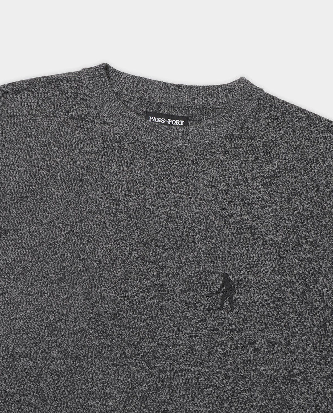 Passport - Heather Knit Sweater - Black