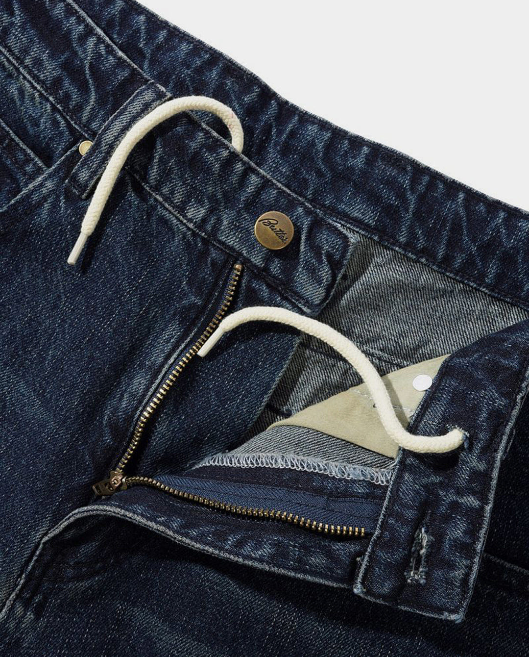 Butter Goods - Carpenter Denim Jeans - Slub Dark Indigo
