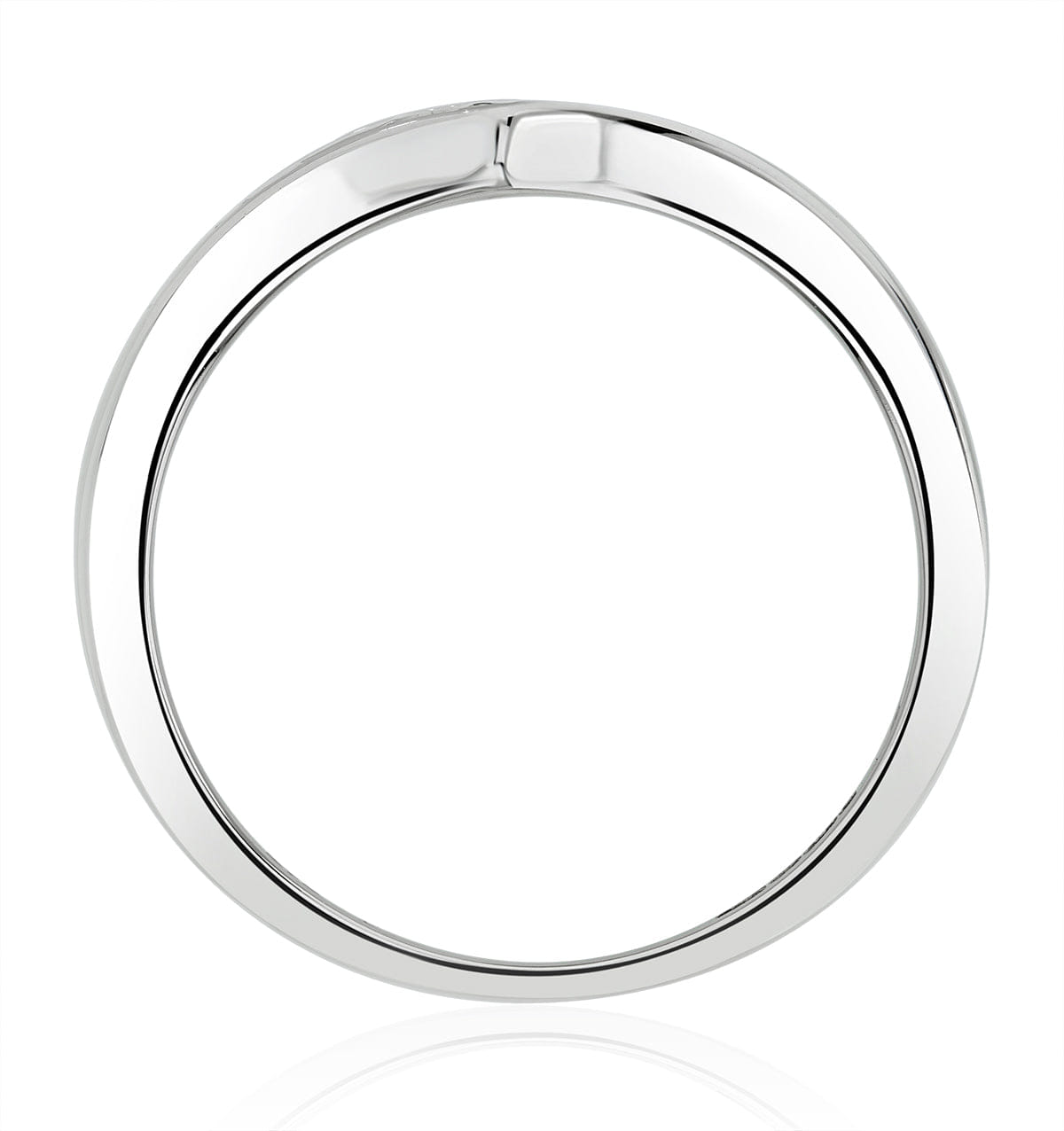 WISHBONE Lab Diamond Wishbone Ring 0.25ct H/Si in 9K White Gold