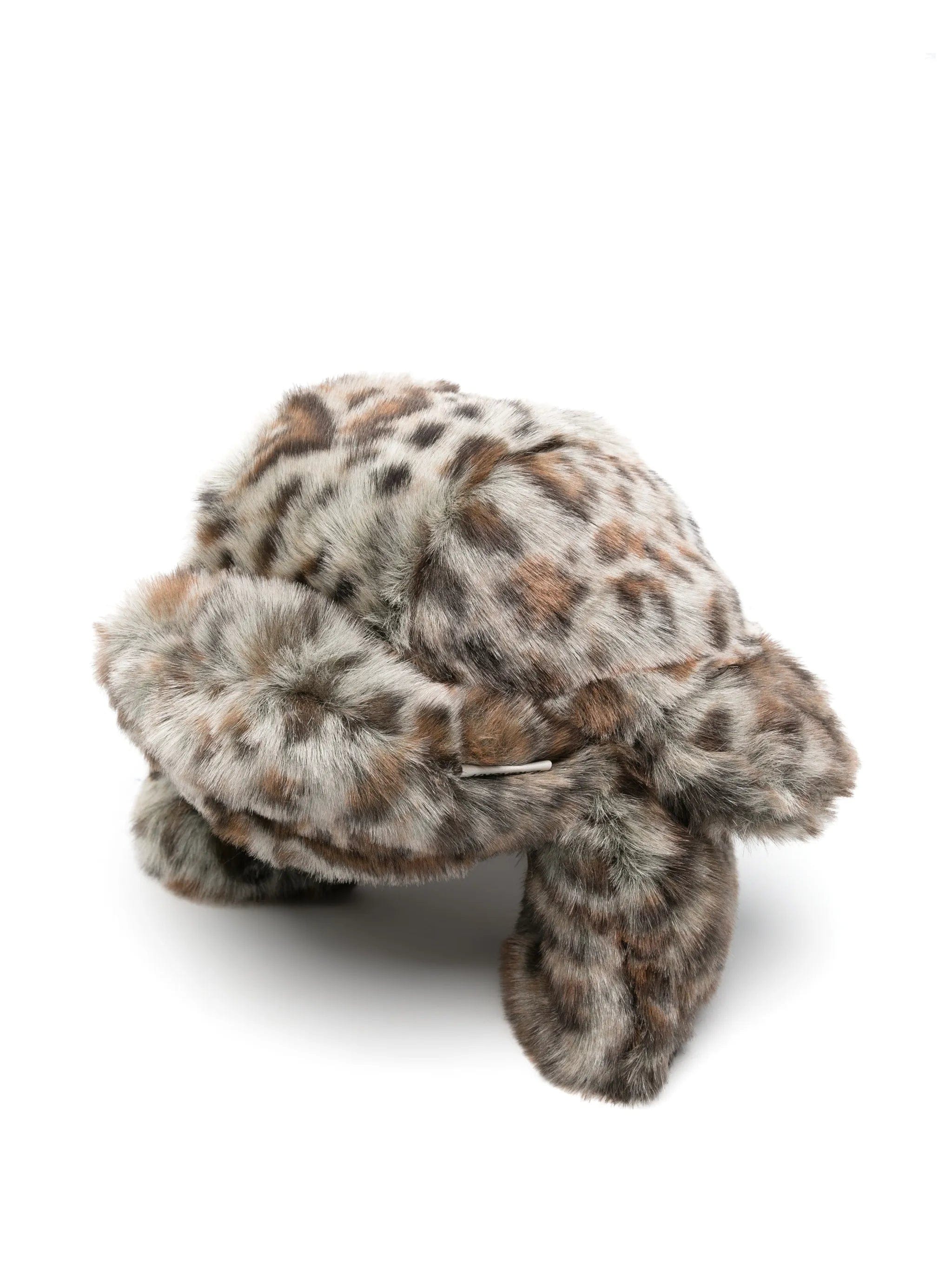 Ruslan Baginskiy leopard - print trapper hat