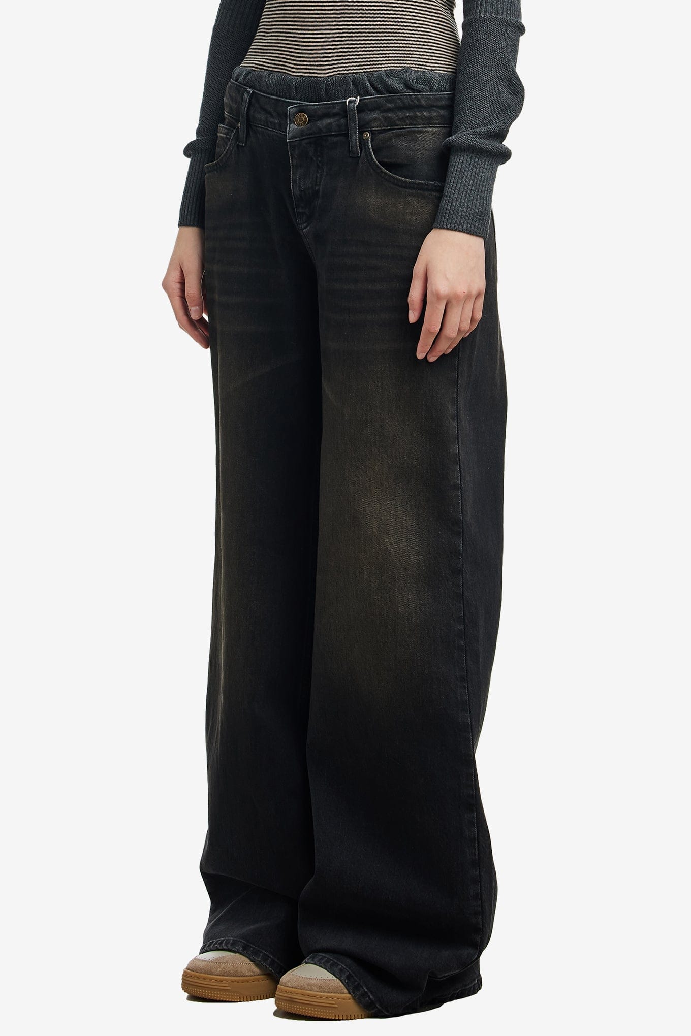 GUESS USA WIDE LEG DENIM PANT