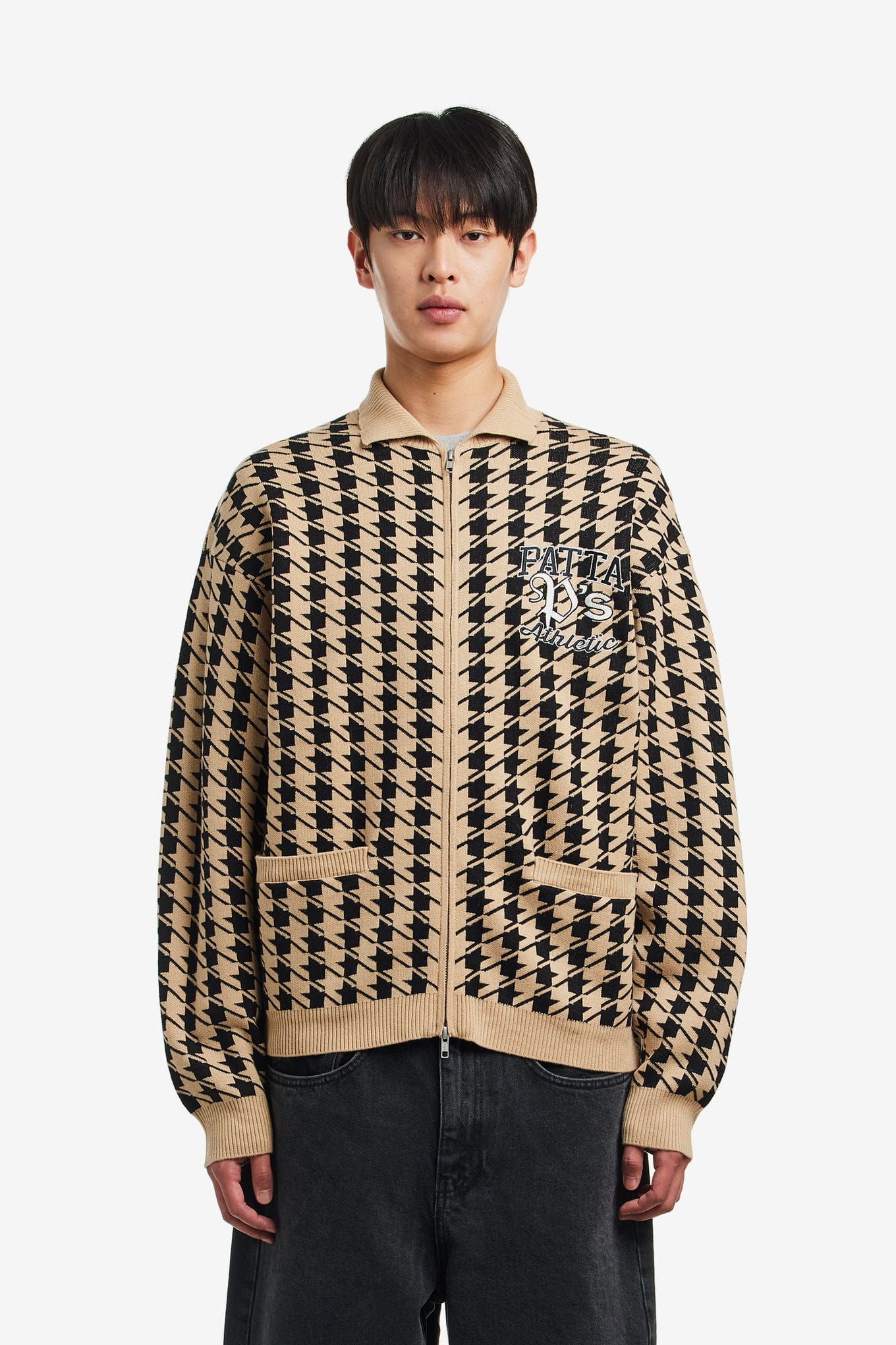 PATTA HOUNDSTOOTH CARDIGAN