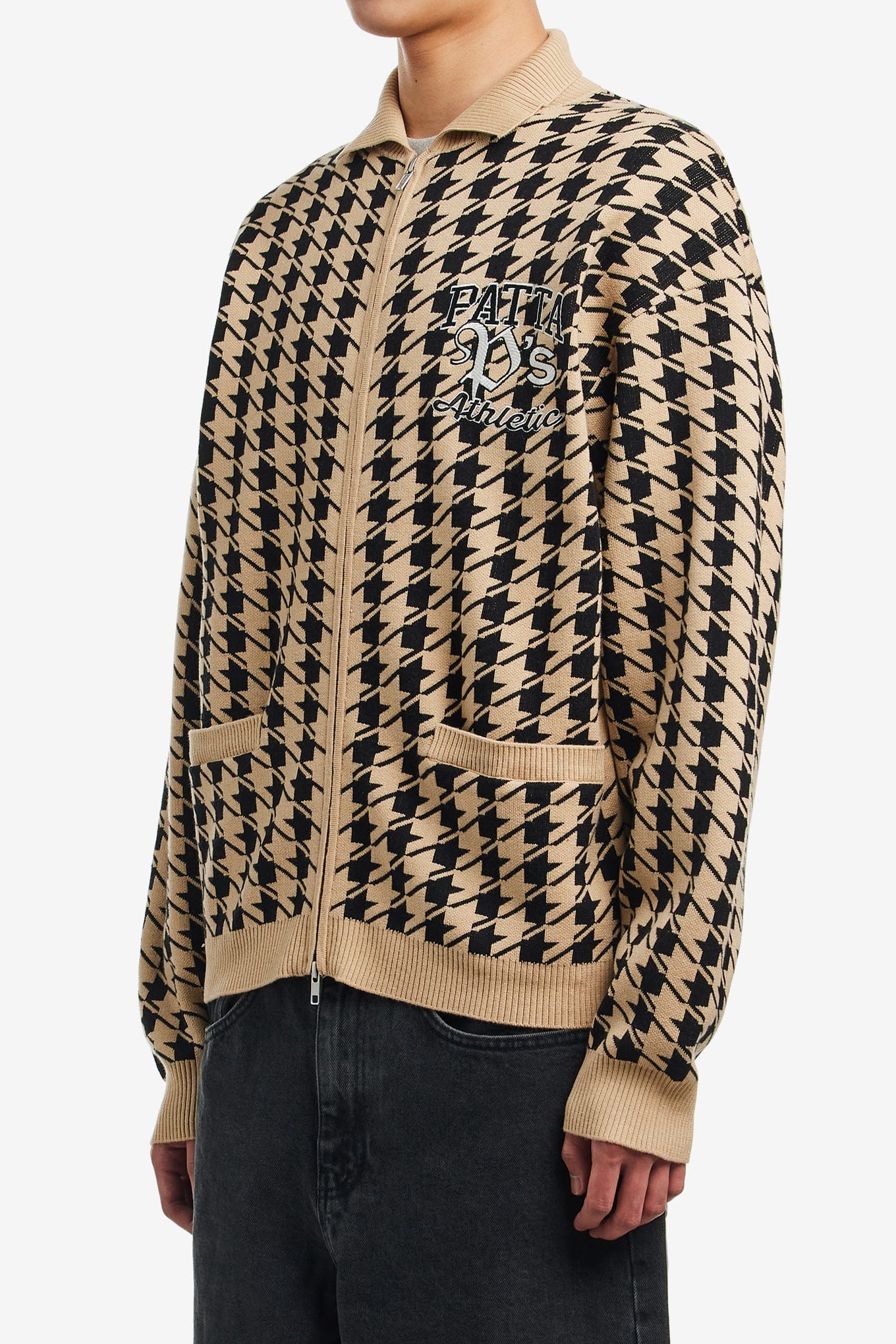 PATTA HOUNDSTOOTH CARDIGAN