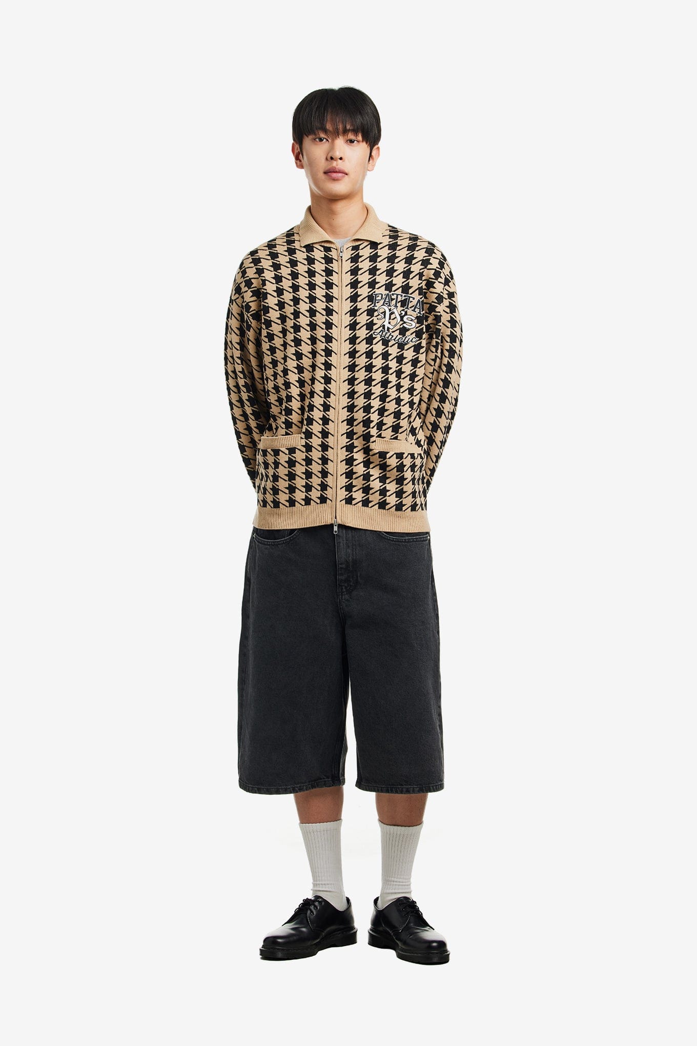PATTA HOUNDSTOOTH CARDIGAN