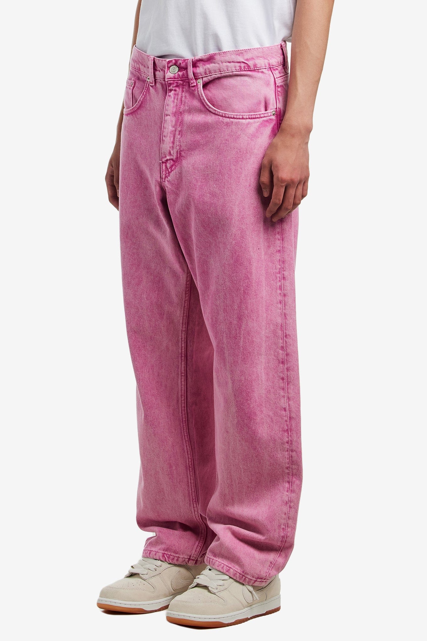 PATTA ACID WASH FUCHSIA PURPLE DENIM PANTS