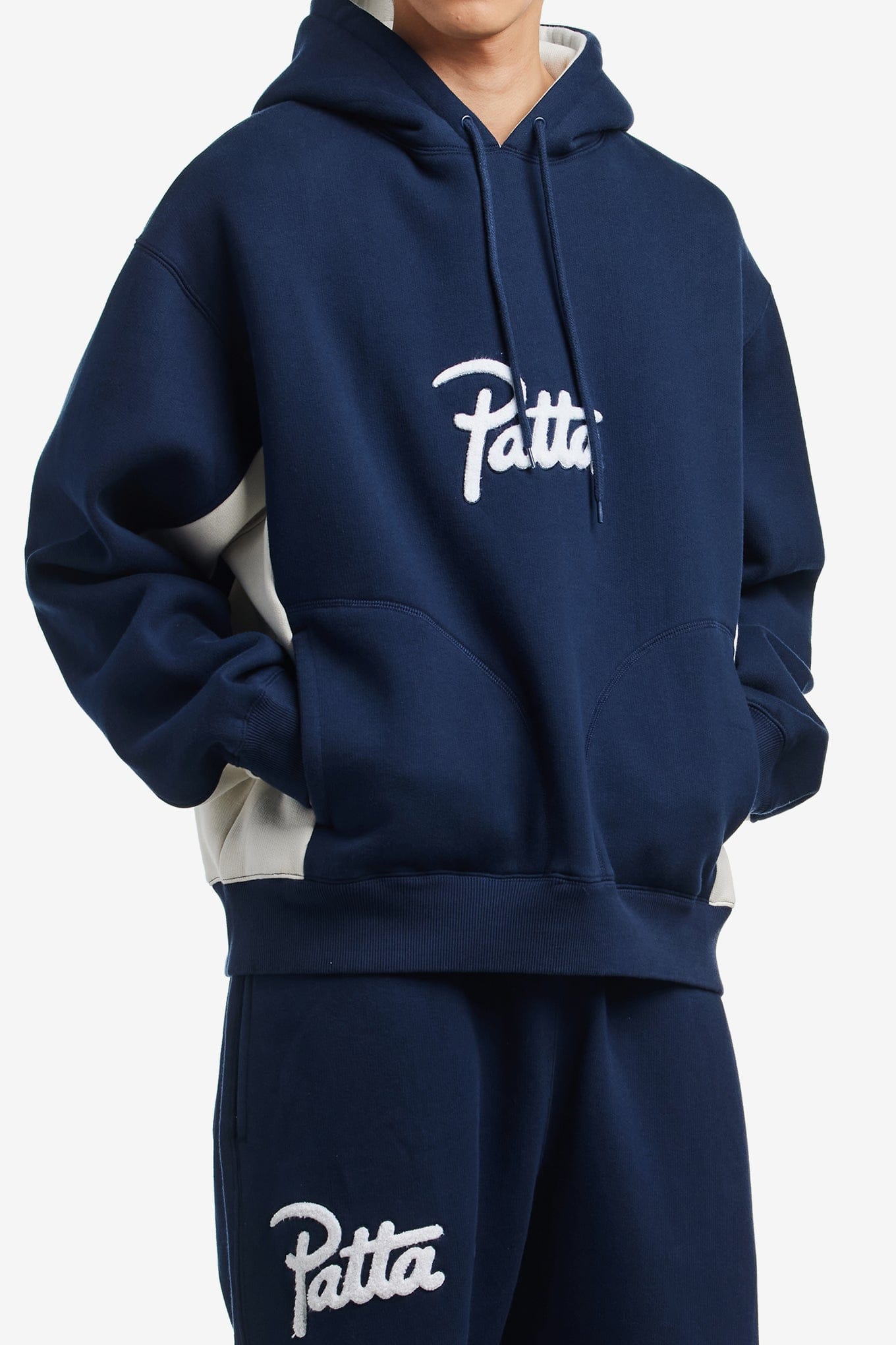 PATTA CHENILLE LOGO HOODED SWEATER