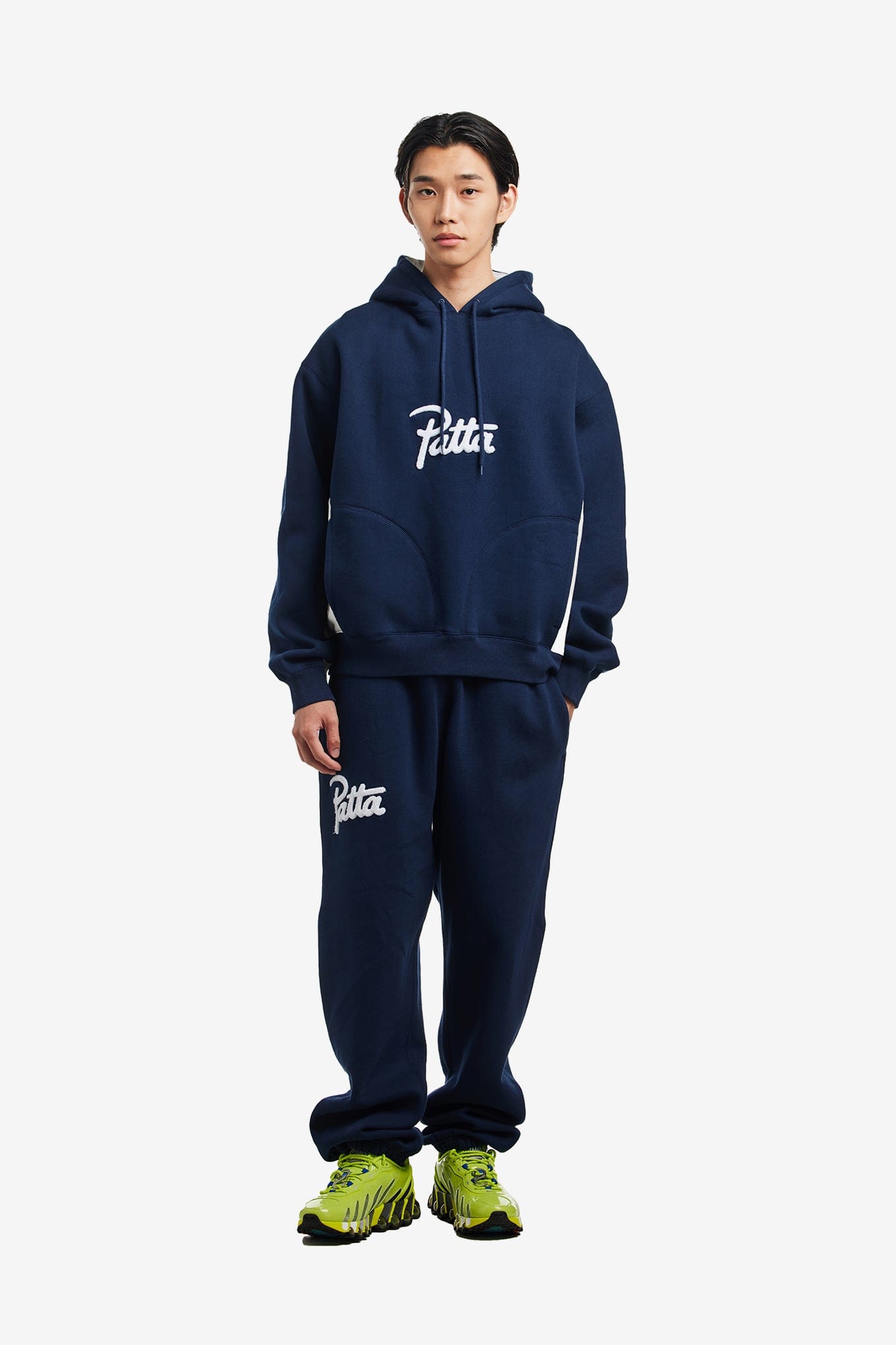 PATTA CHENILLE LOGO HOODED SWEATER