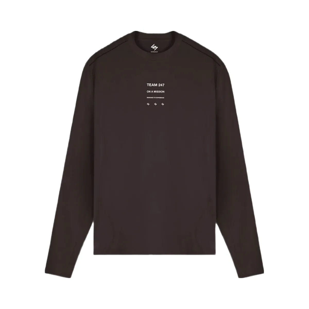 Represent 247 Trail Long Sleeve T-Shirt Chocolate