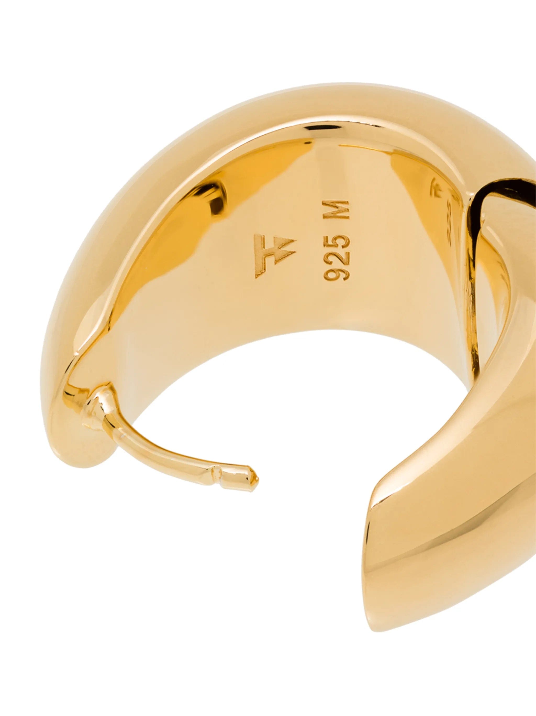 Tom Wood Ice medium hoop earrings