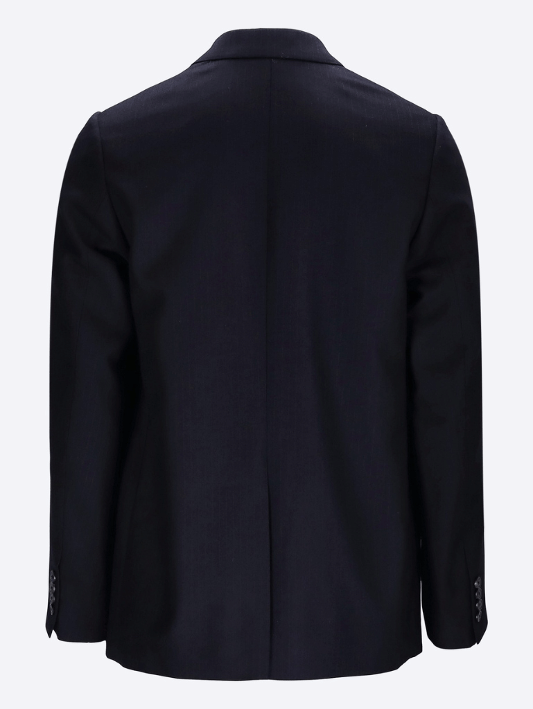 DRIES VAN NOTEN Three - button pinstripe wool blazer