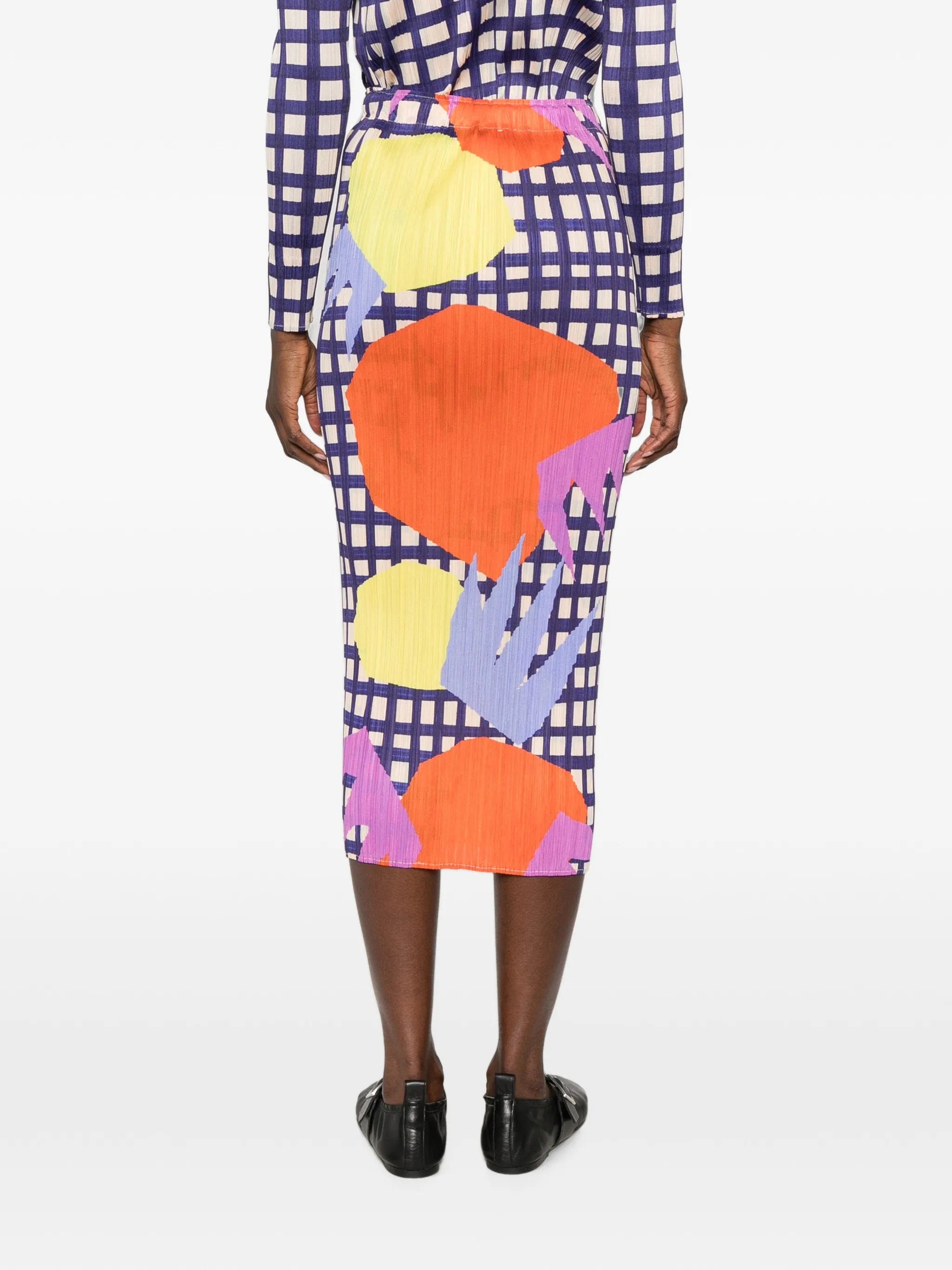 Pleats Please Issey Miyake Market midi skirt