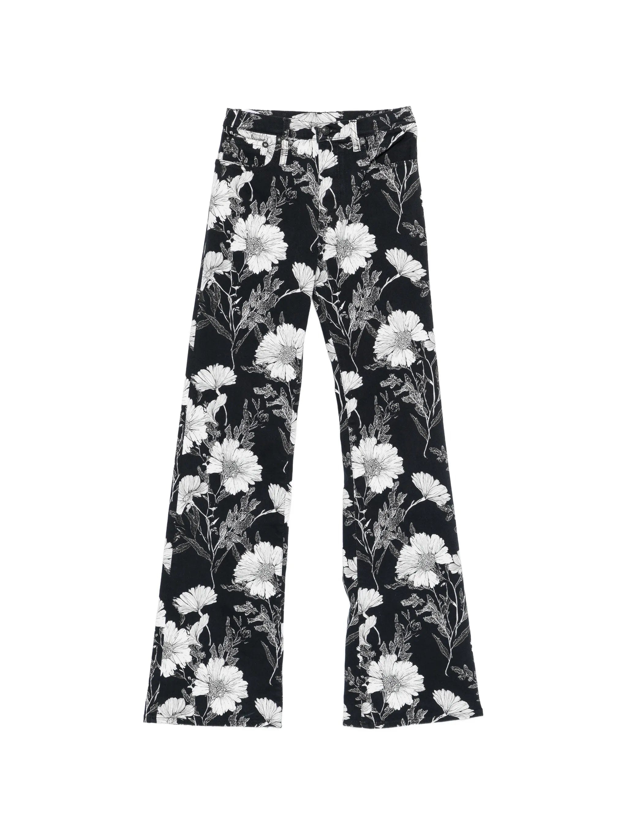 R13 Jane flower - print jeans