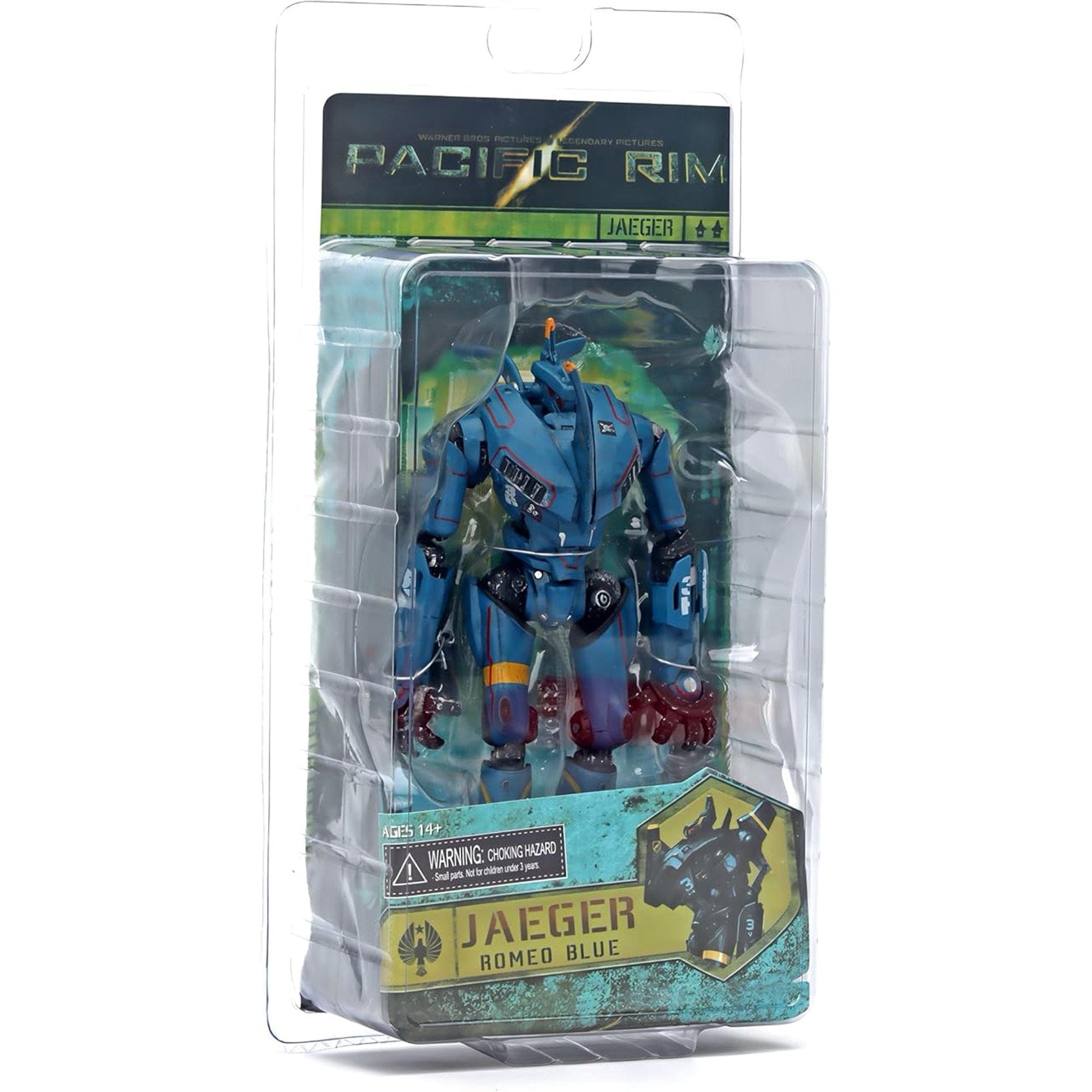 JAEGER Pacific Rim Romeo Blue Jaeger Action Figure – 7.16" PVC & ABS Collectible Mecha Model with Movable Joints