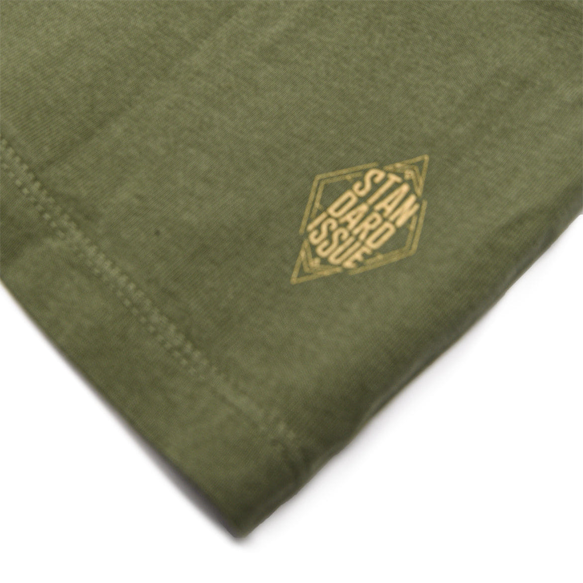 Lapstone & Hammer STANDARD ISSUE FOR LAPSTONE T-Shirt - OLIVE / CREAM