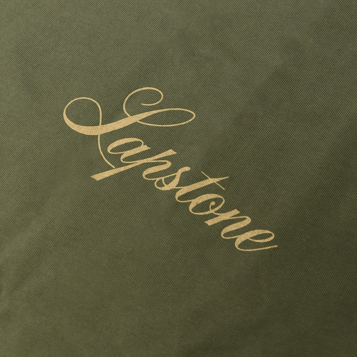 Lapstone & Hammer STANDARD ISSUE FOR LAPSTONE T-Shirt - OLIVE / CREAM