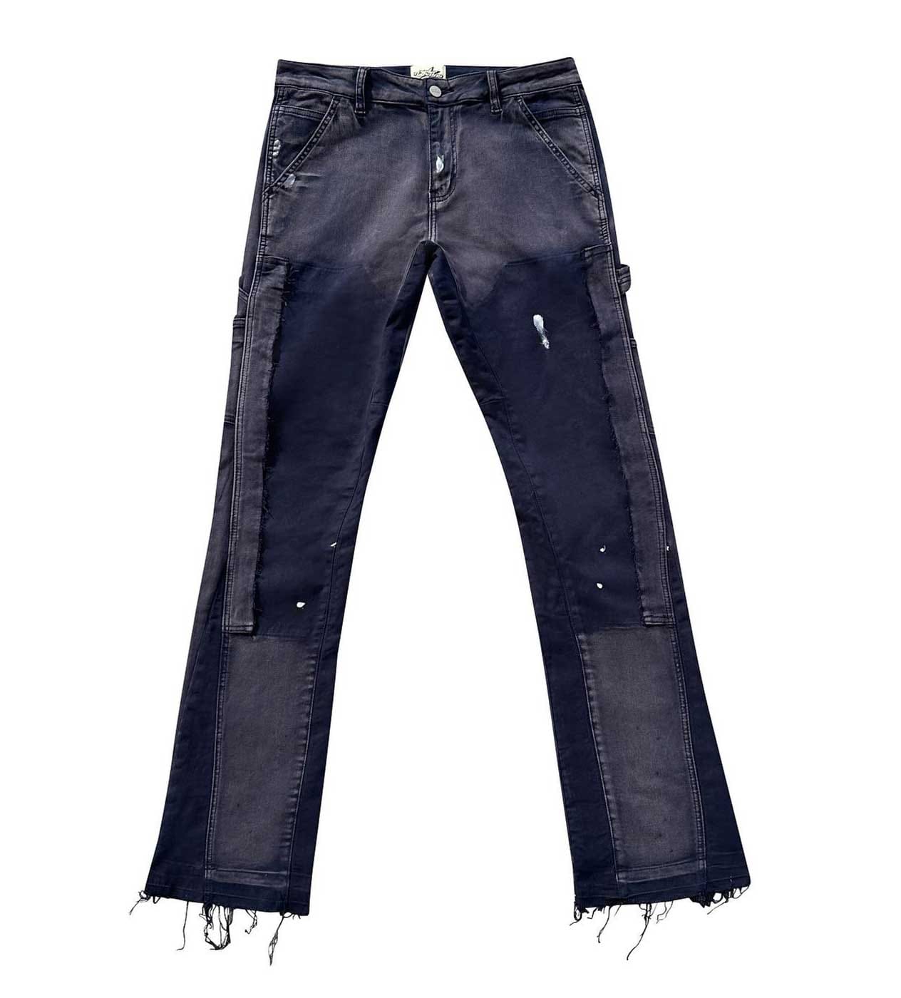 Triple Sevens Flared Denim Navy
