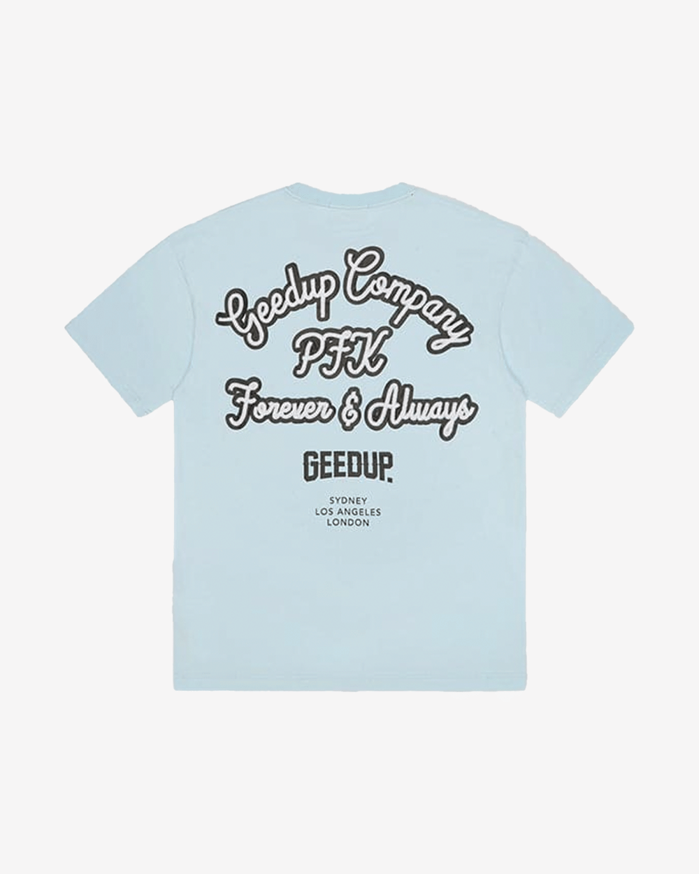GEEDUP COMPANY T-Shirt LIGHT BLUE