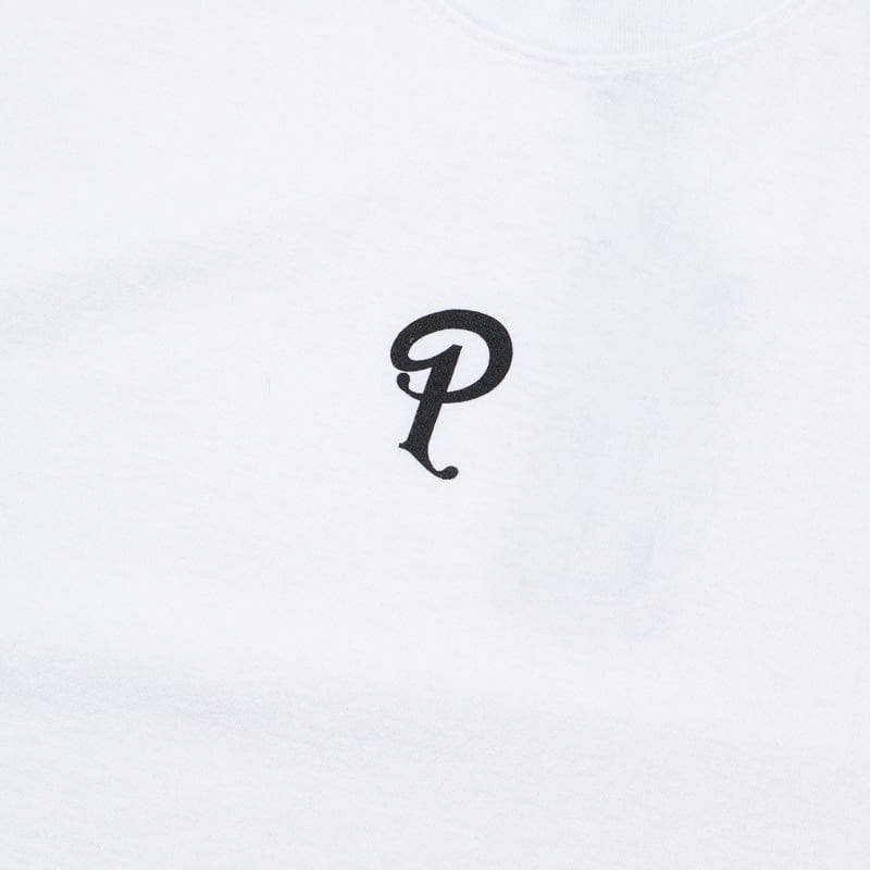 WHITE* Politics Center P Logo T-Shirt - White